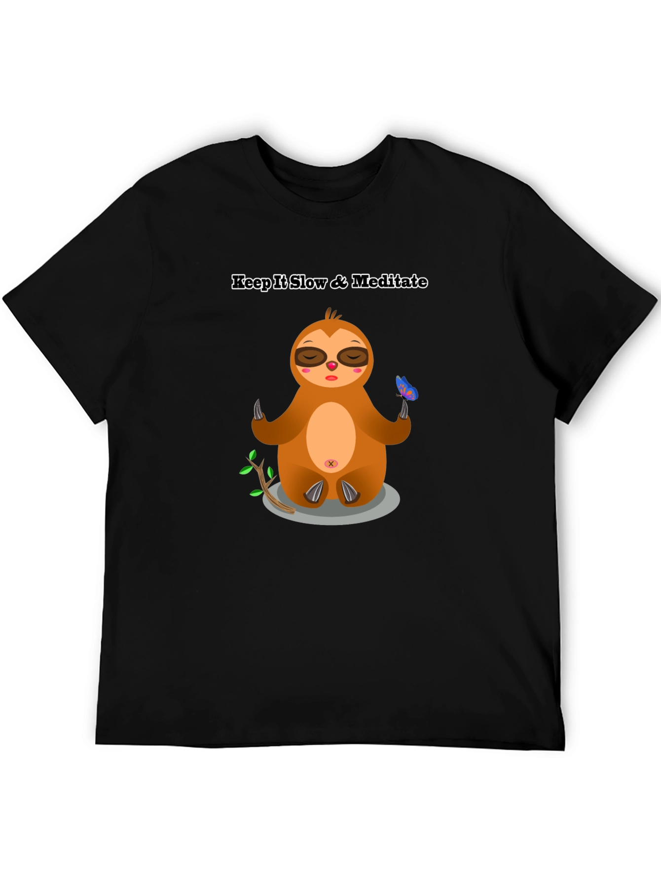 Keep it Slow Sloth Meditation T-Shirt