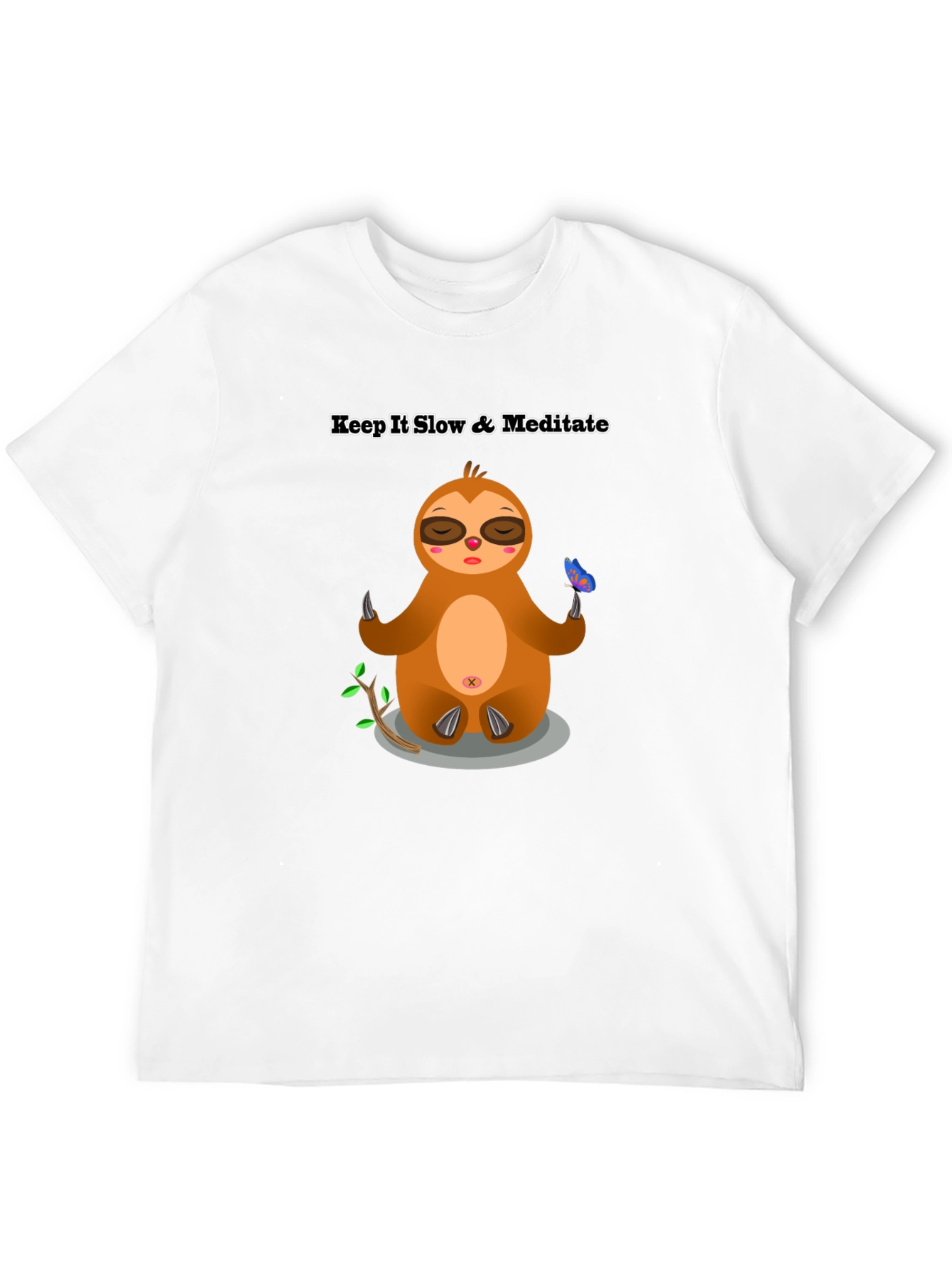 Keep it Slow Sloth Meditation T-Shirt