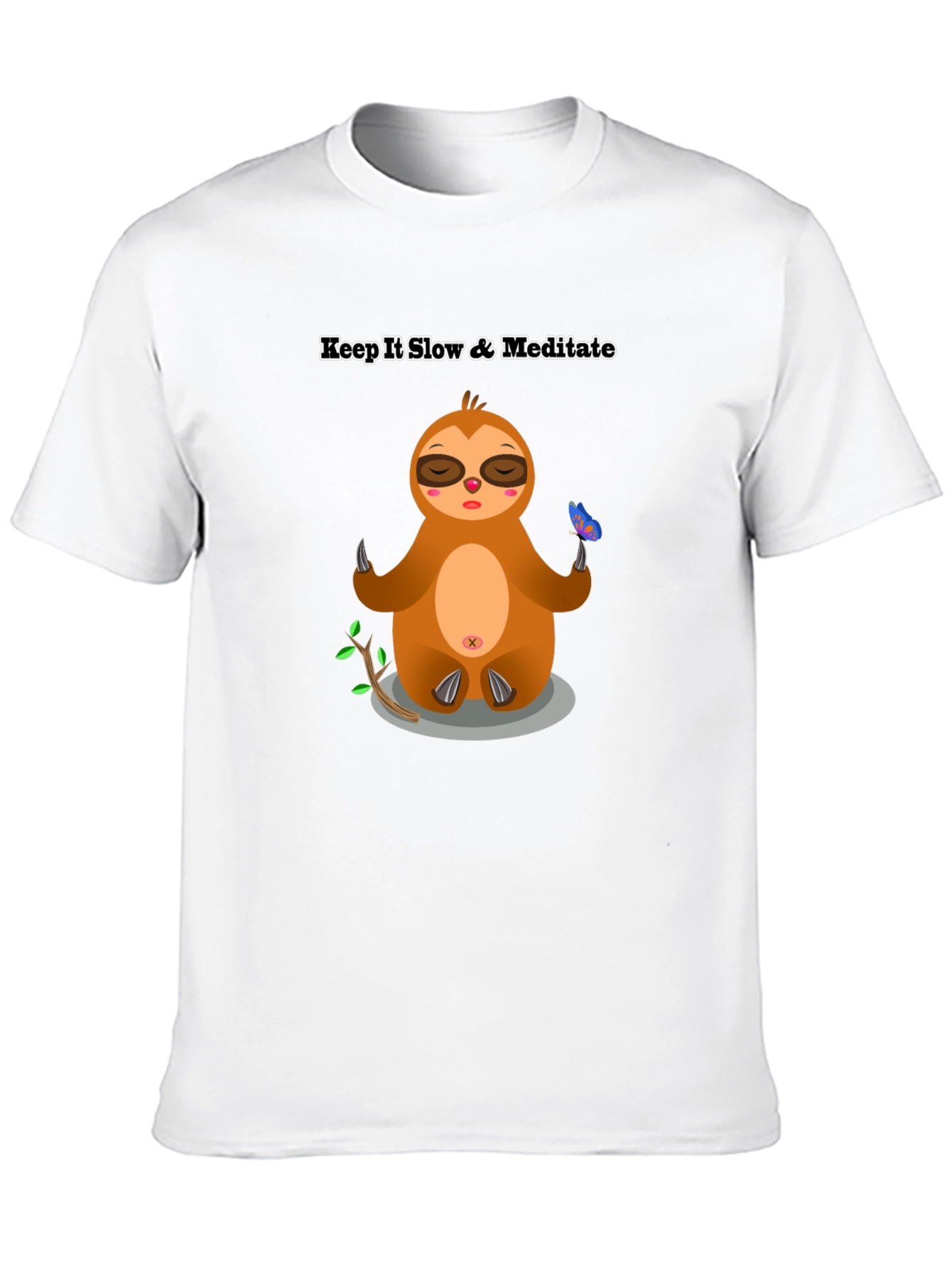 Keep it Slow Sloth Meditation T-Shirt