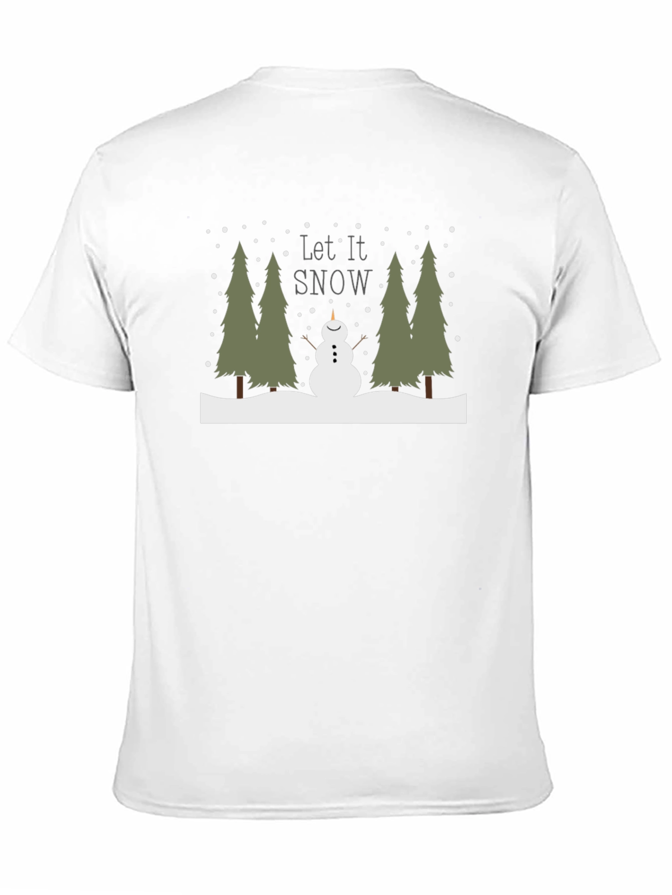 Let it Snow T-Shirt - Festive Winter Design