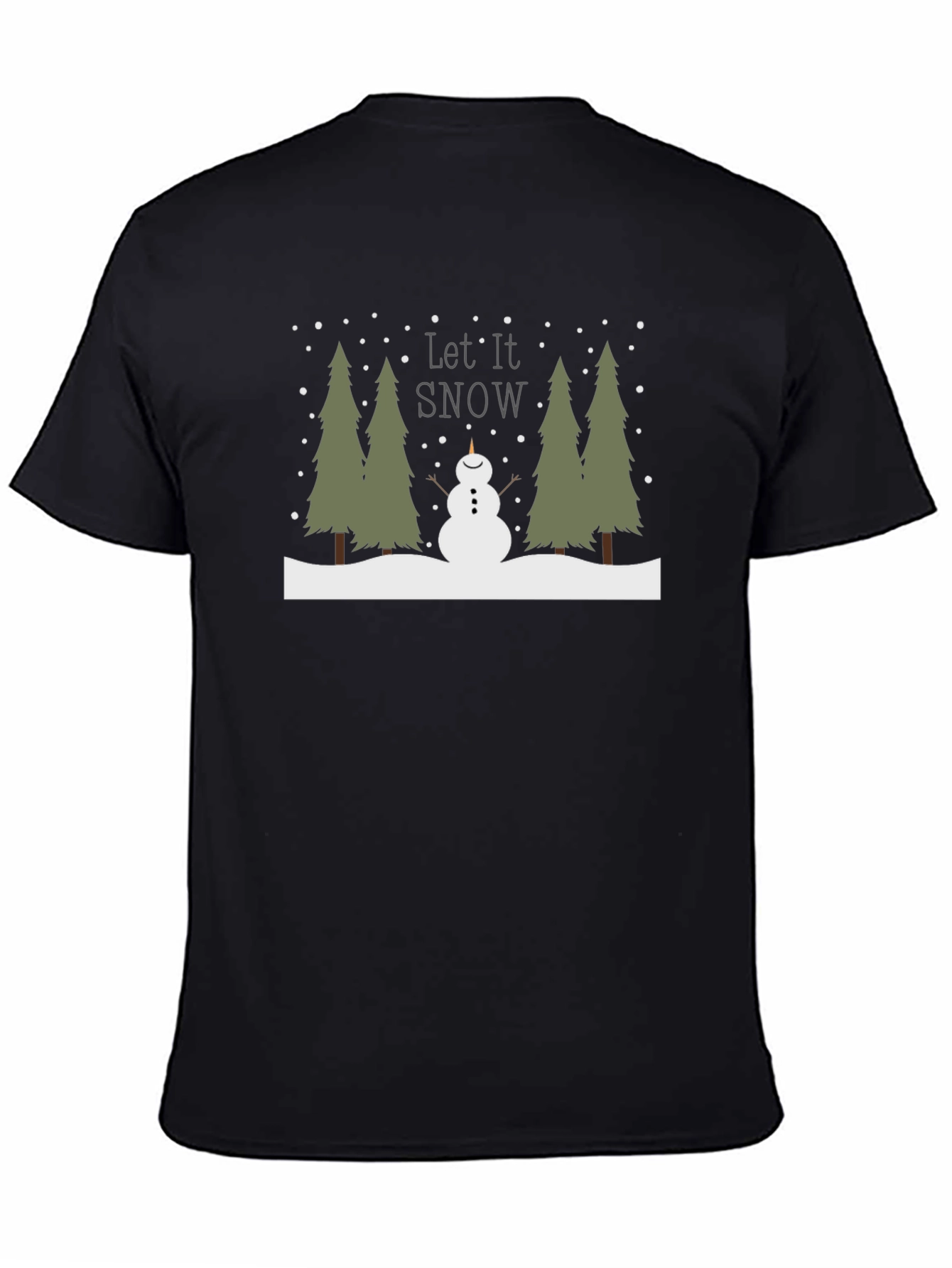 Let it Snow T-Shirt - Festive Winter Design