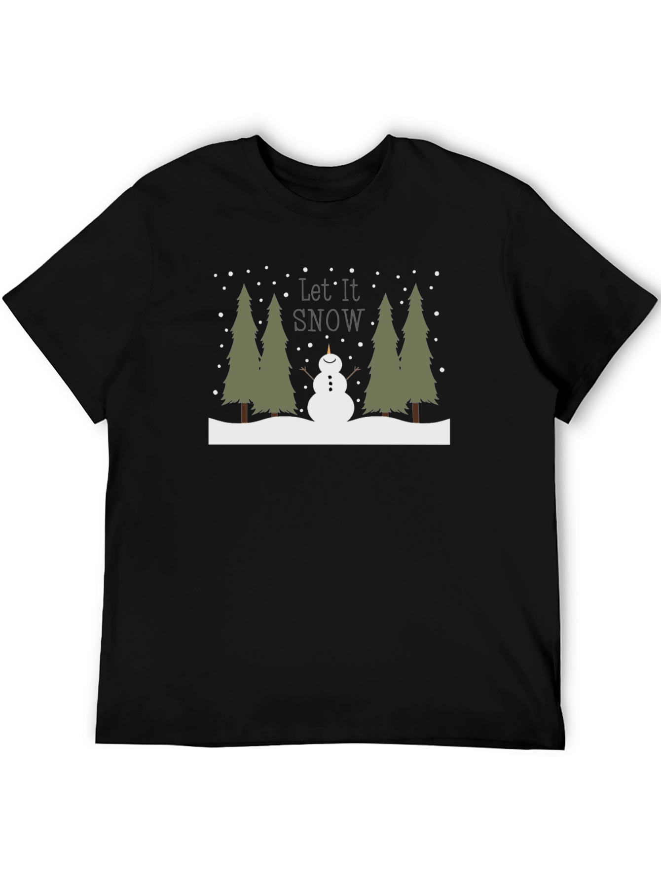 Let it Snow T-Shirt - Festive Winter Design