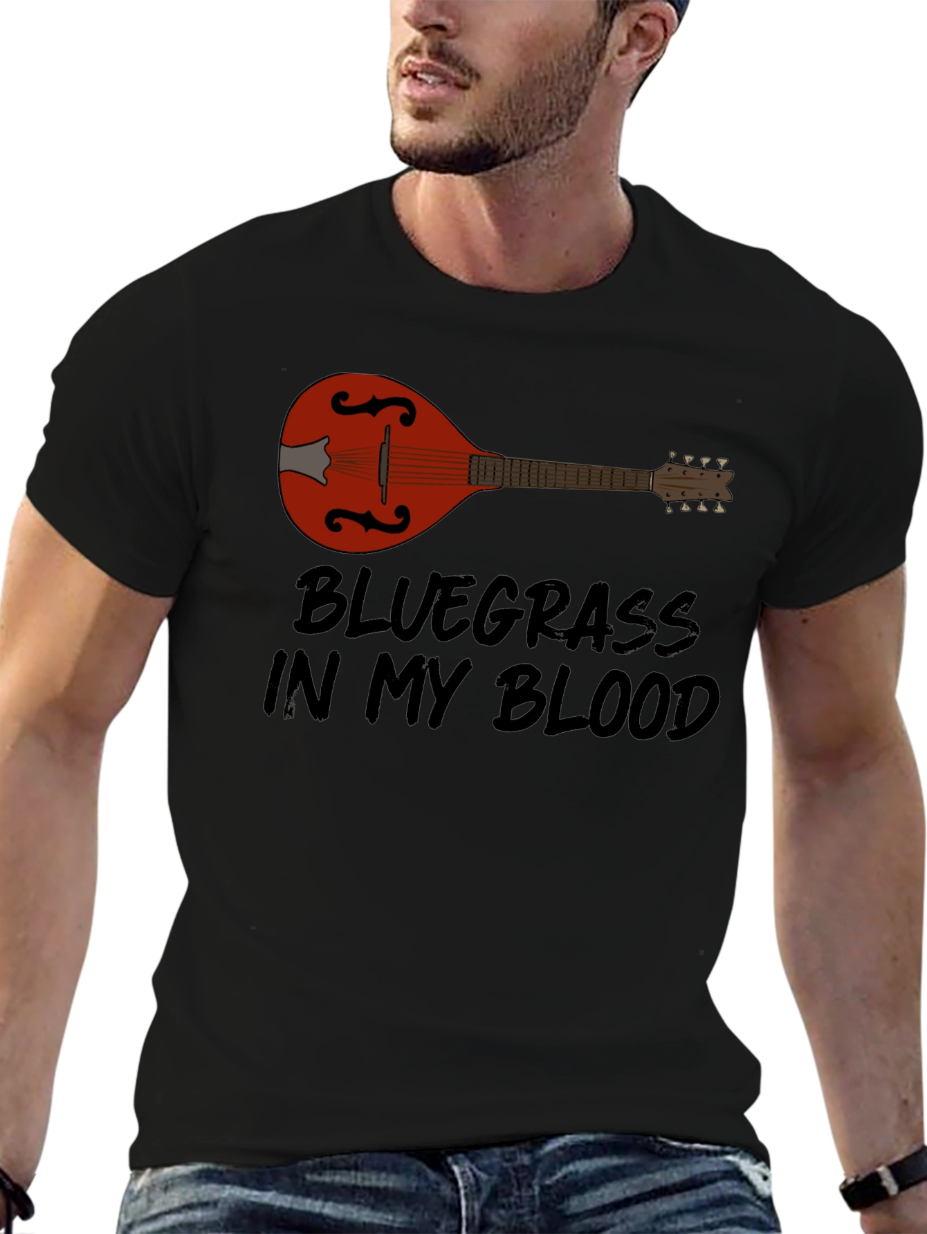 Bluegrass in My Blood T-Shirt - Music Lover Tee