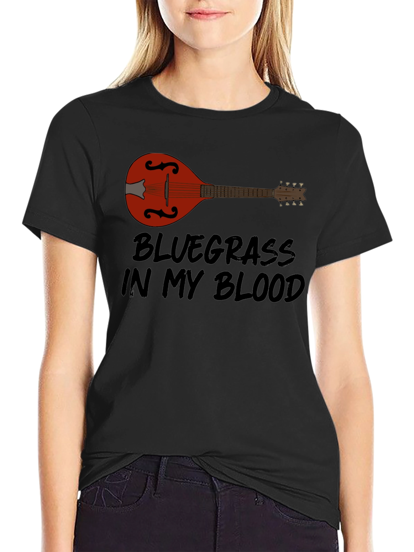 Bluegrass in My Blood T-Shirt - Music Lover Tee