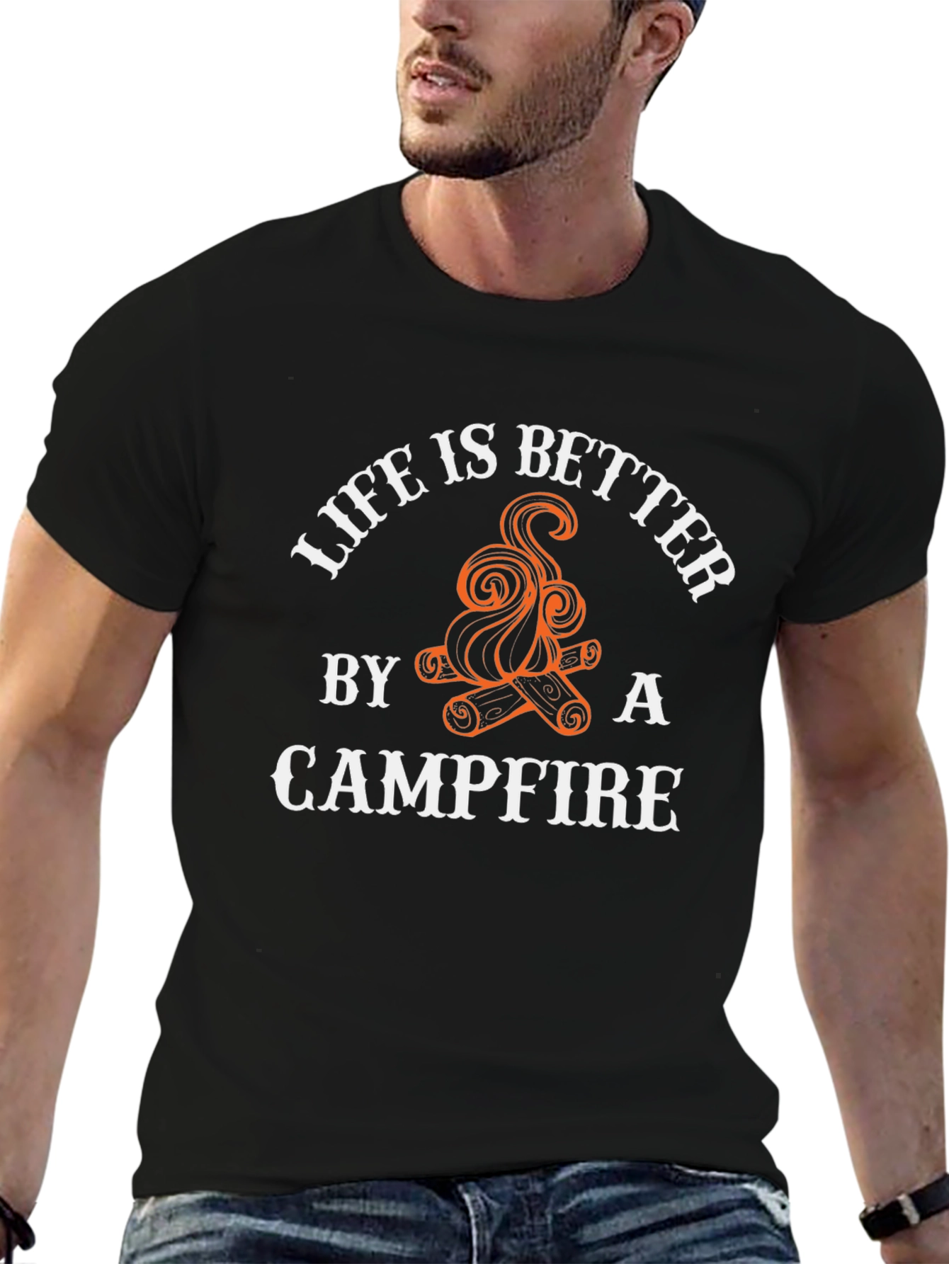 Life is Better by a Campfire Graphic Tee