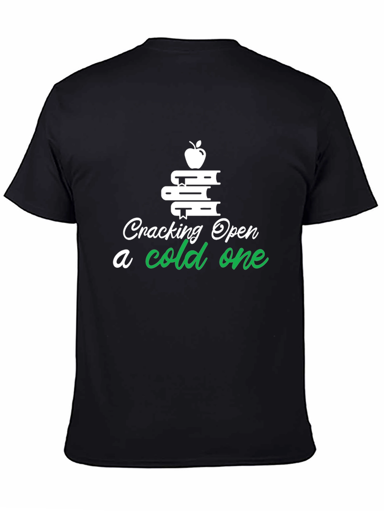 Cracking Open a Cold One Book Lover T-Shirt