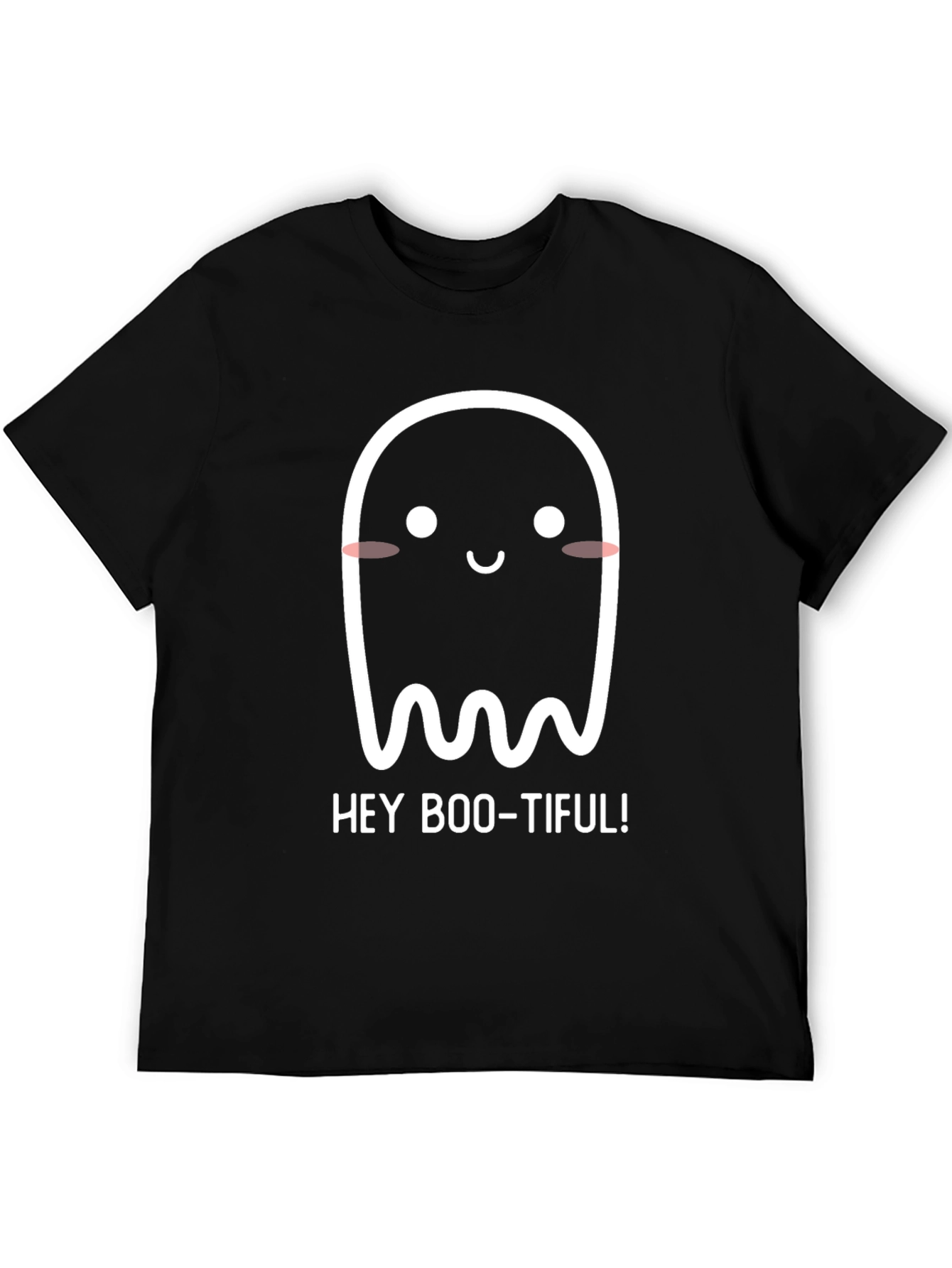 Hey Boo-Tiful Ghost Graphic T-Shirt