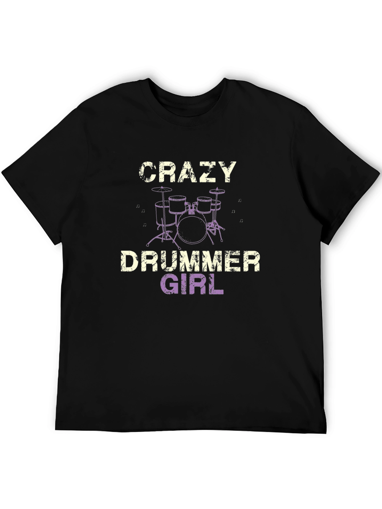 Crazy Drummer Girl T-Shirt