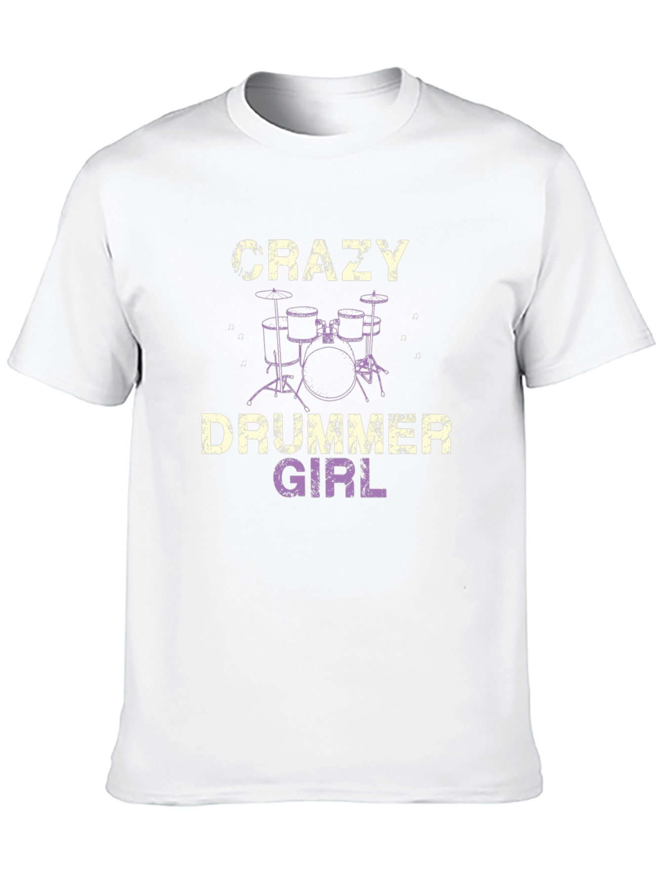 Crazy Drummer Girl T-Shirt