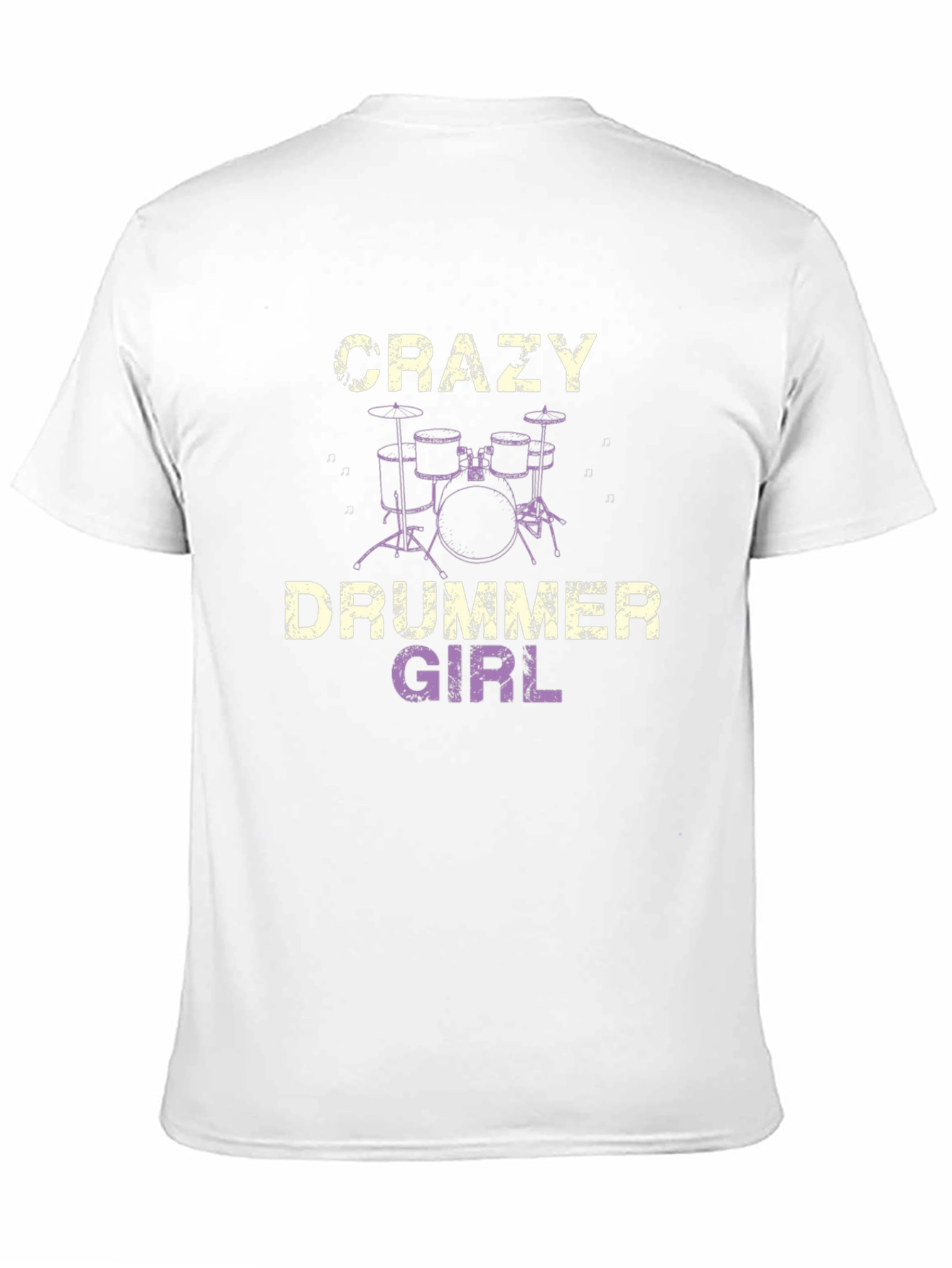Crazy Drummer Girl T-Shirt