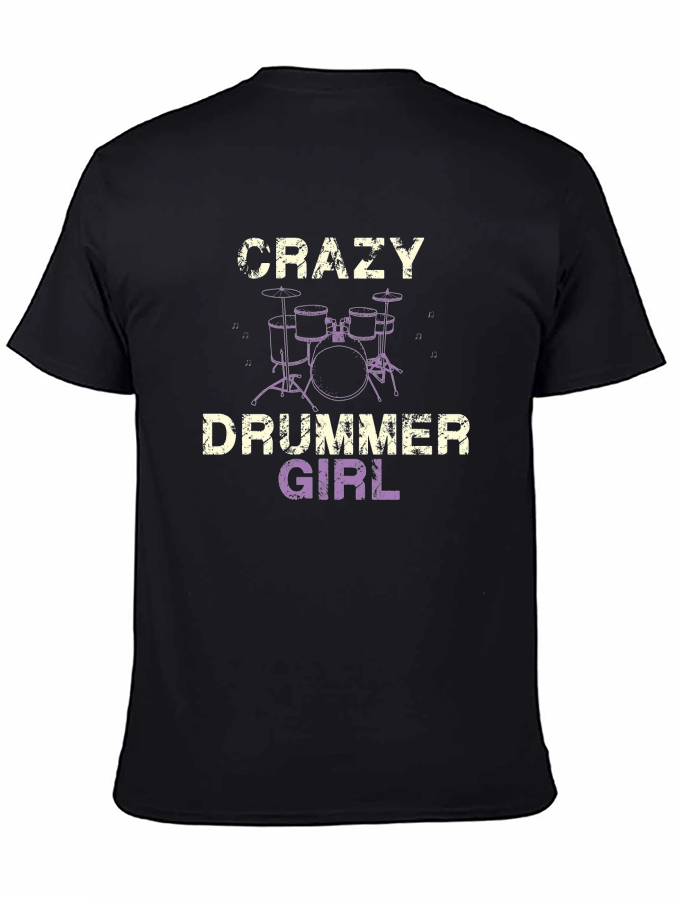 Crazy Drummer Girl T-Shirt