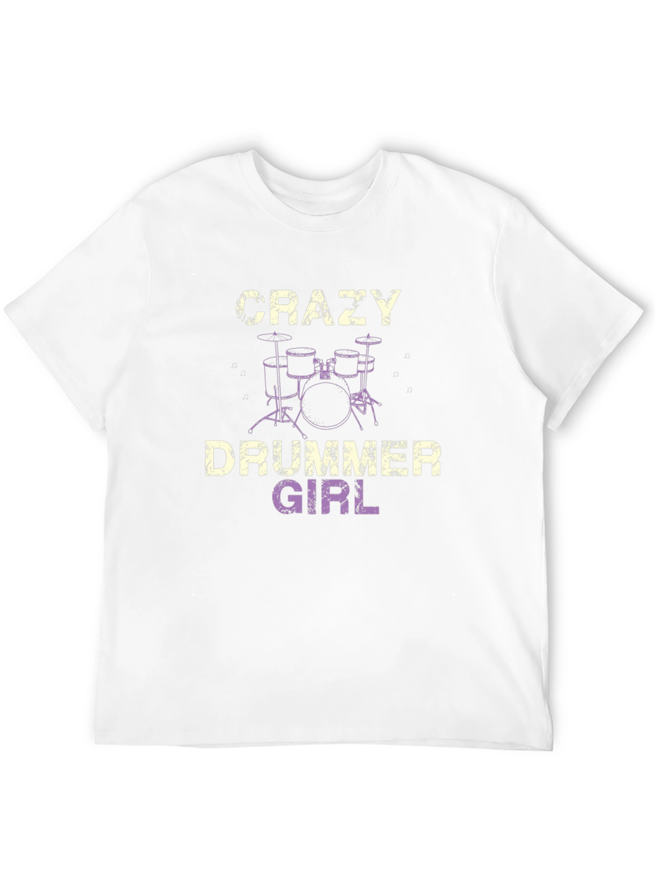 Crazy Drummer Girl T-Shirt