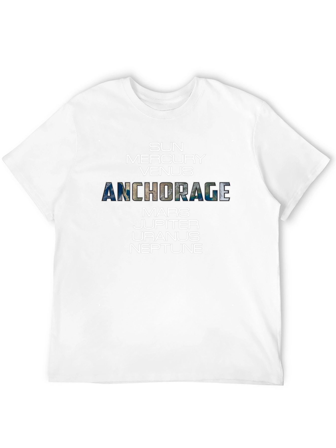 Anchorage Planets Graphic Tee