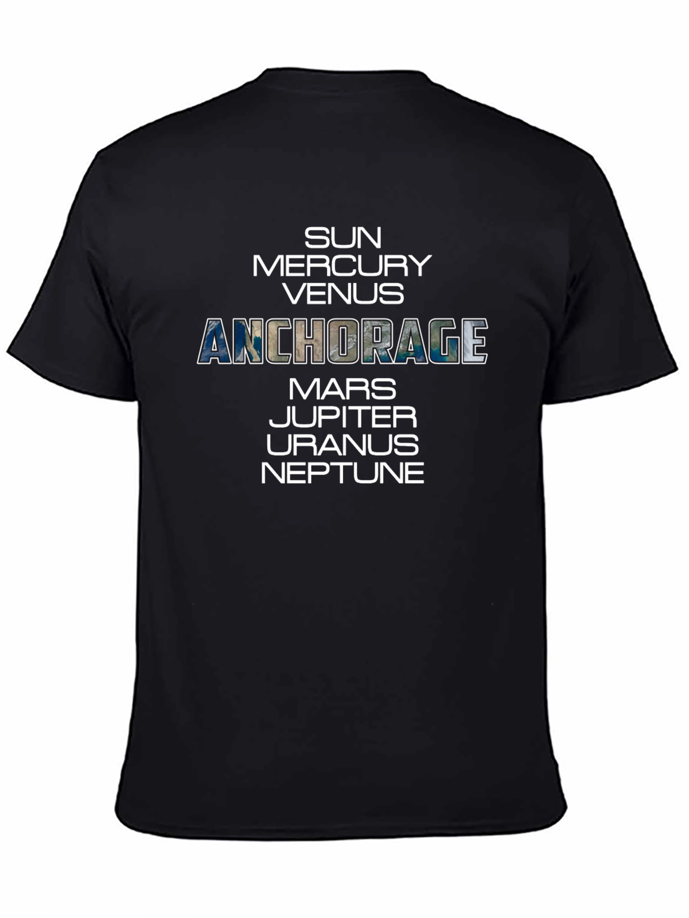 Anchorage Planets Graphic Tee
