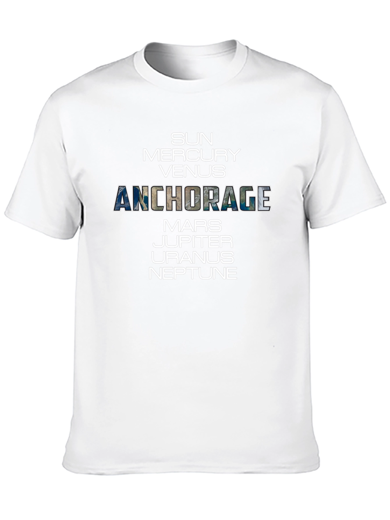 Anchorage Planets Graphic Tee