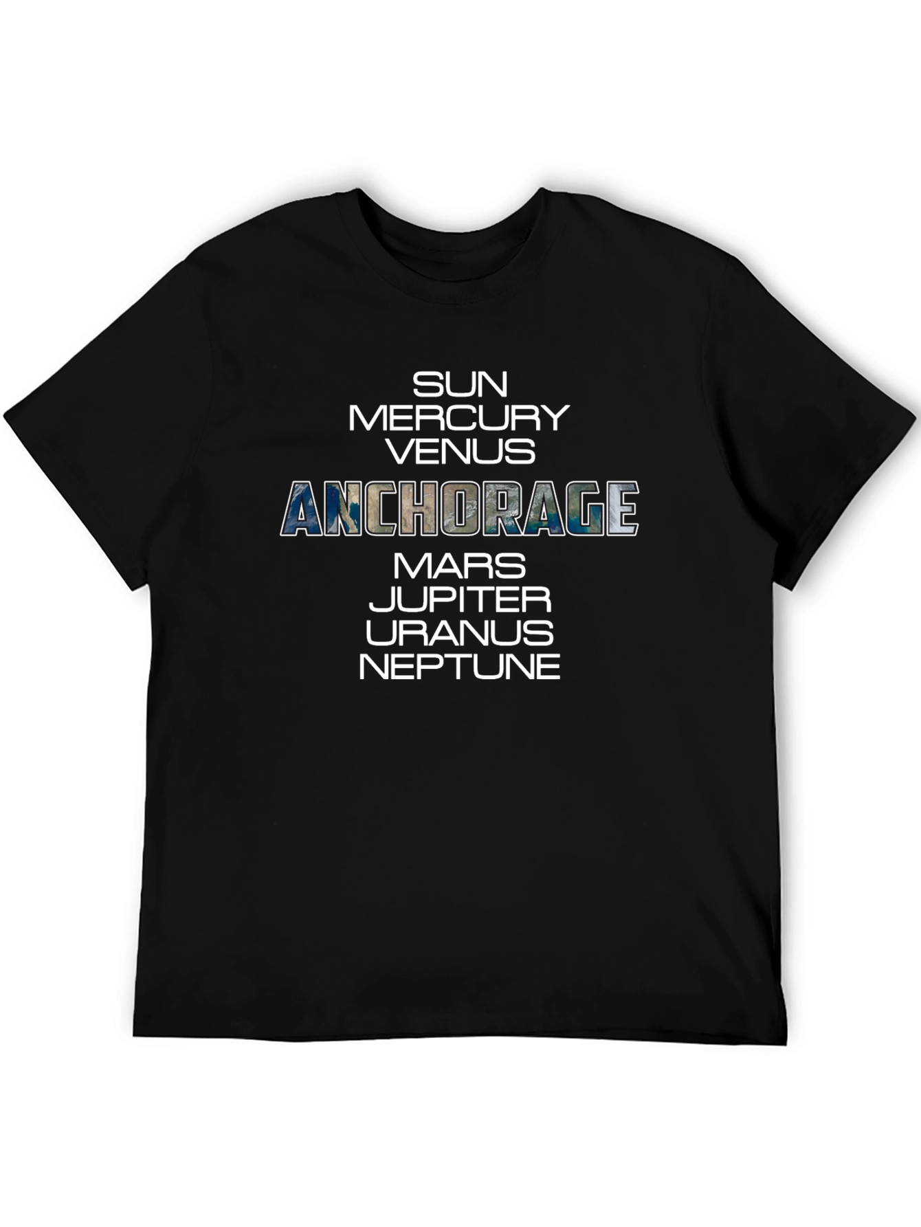 Anchorage Planets Graphic Tee