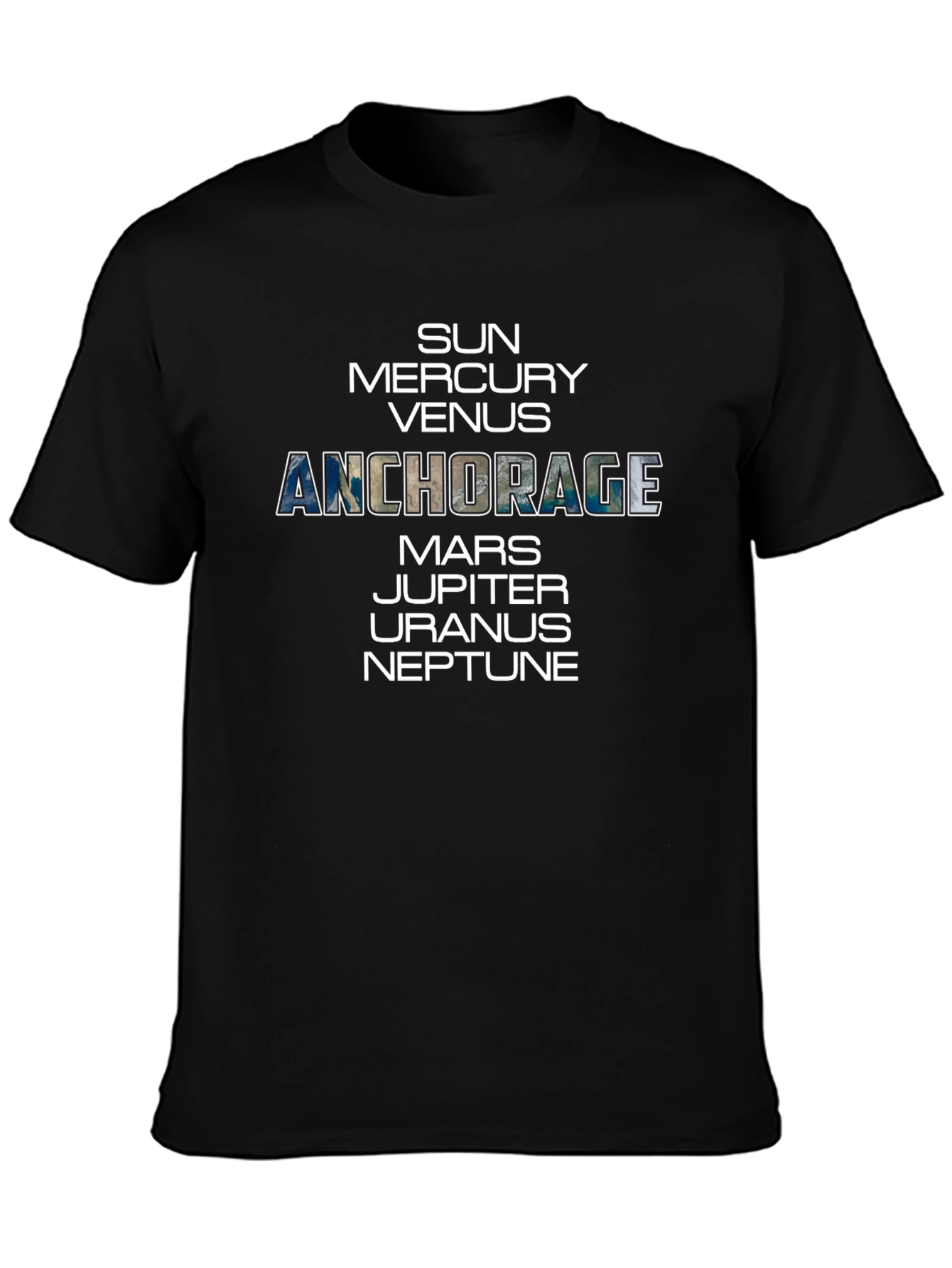 Anchorage Planets Graphic Tee