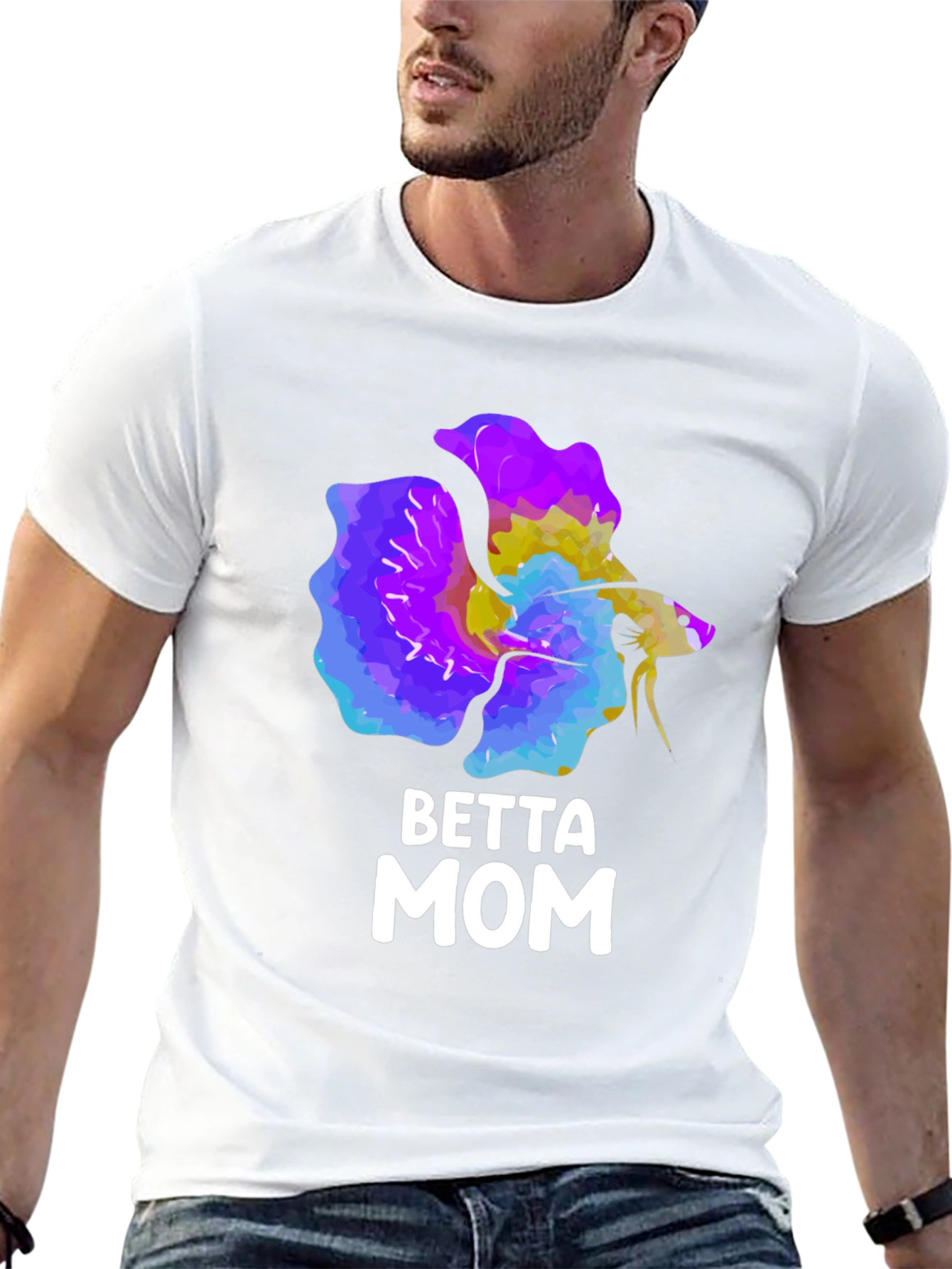 Betta Mom Graphic Tee - Fish Lover T-Shirt