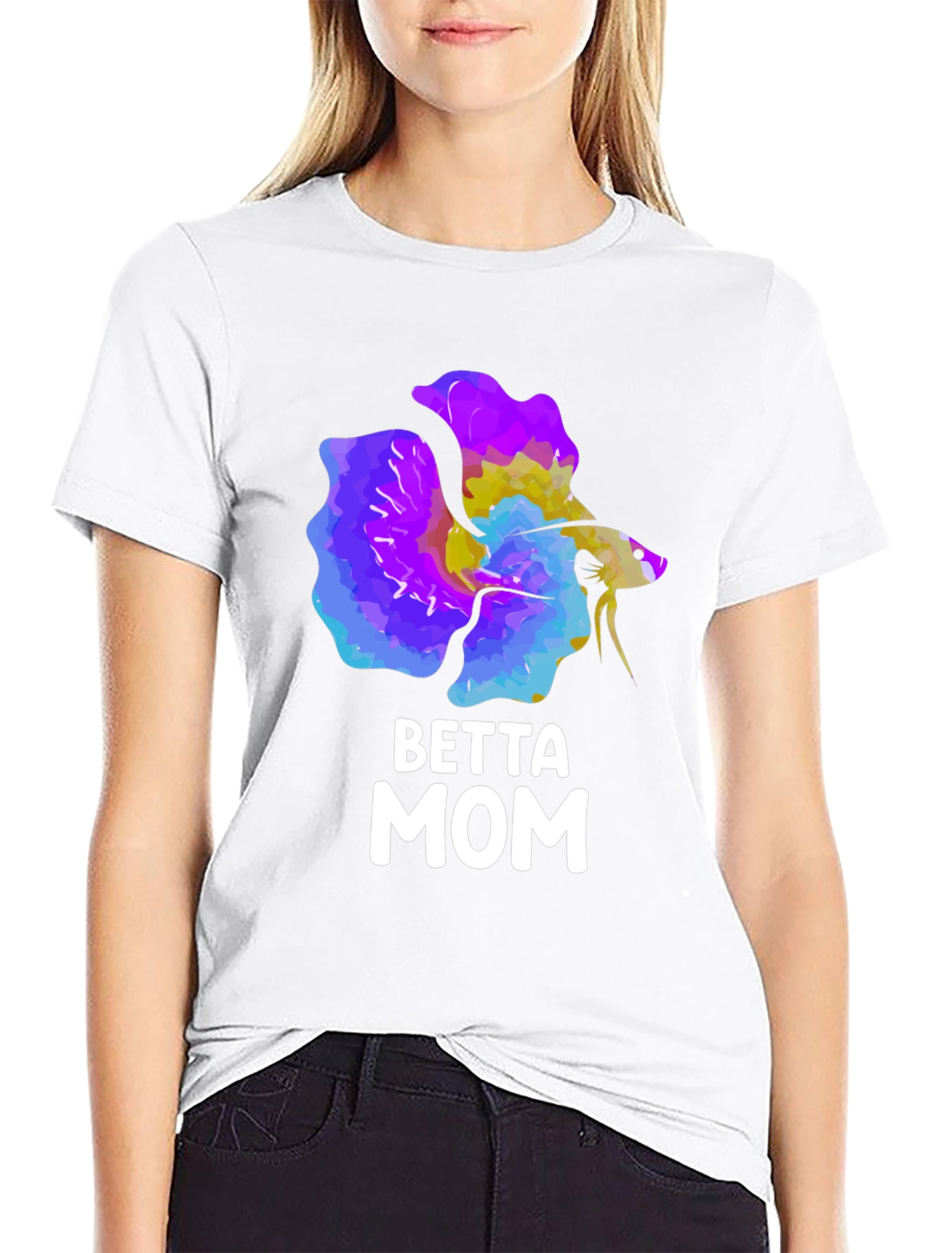 Betta Mom Graphic Tee - Fish Lover T-Shirt