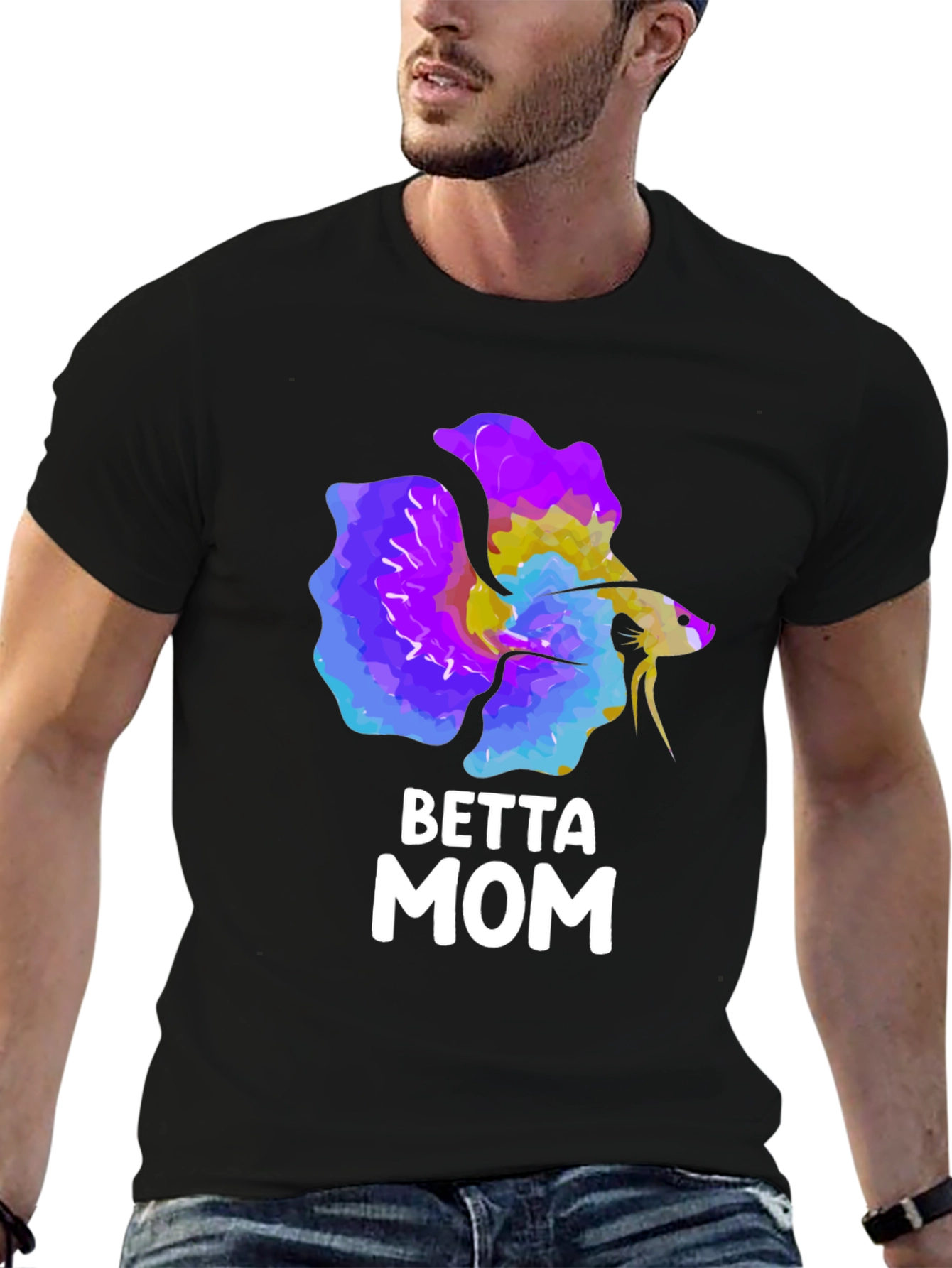 Betta Mom Graphic Tee - Fish Lover T-Shirt