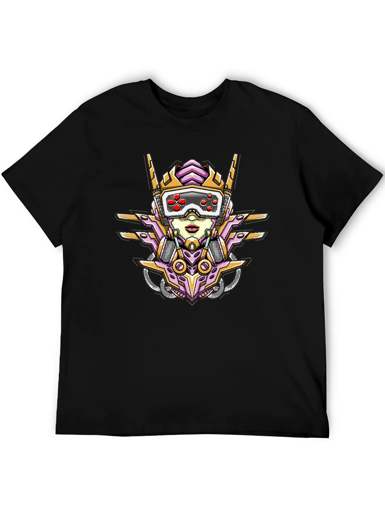 Cyberpunk Gaming Robot Girl T-Shirt