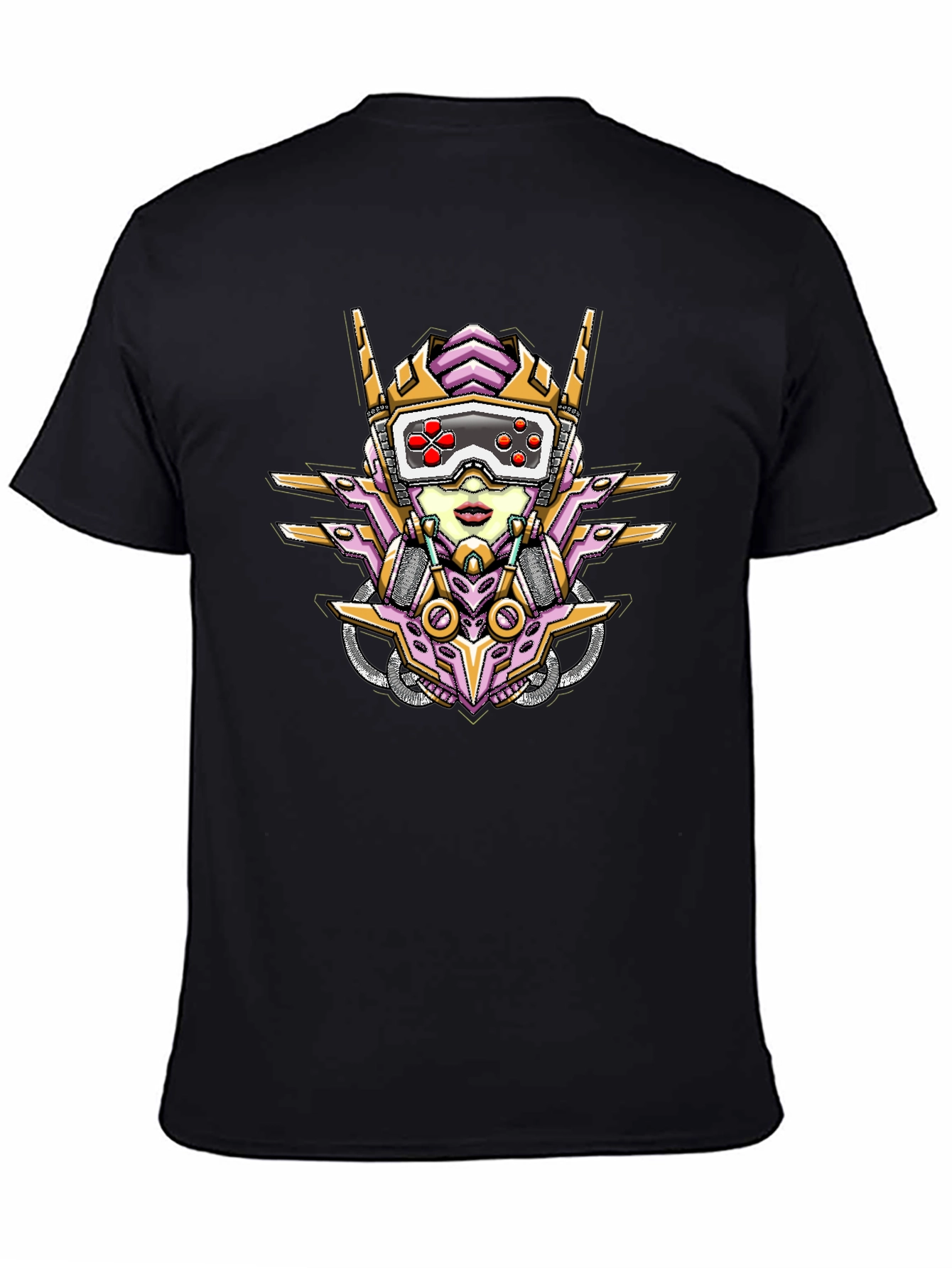 Cyberpunk Gaming Robot Girl T-Shirt