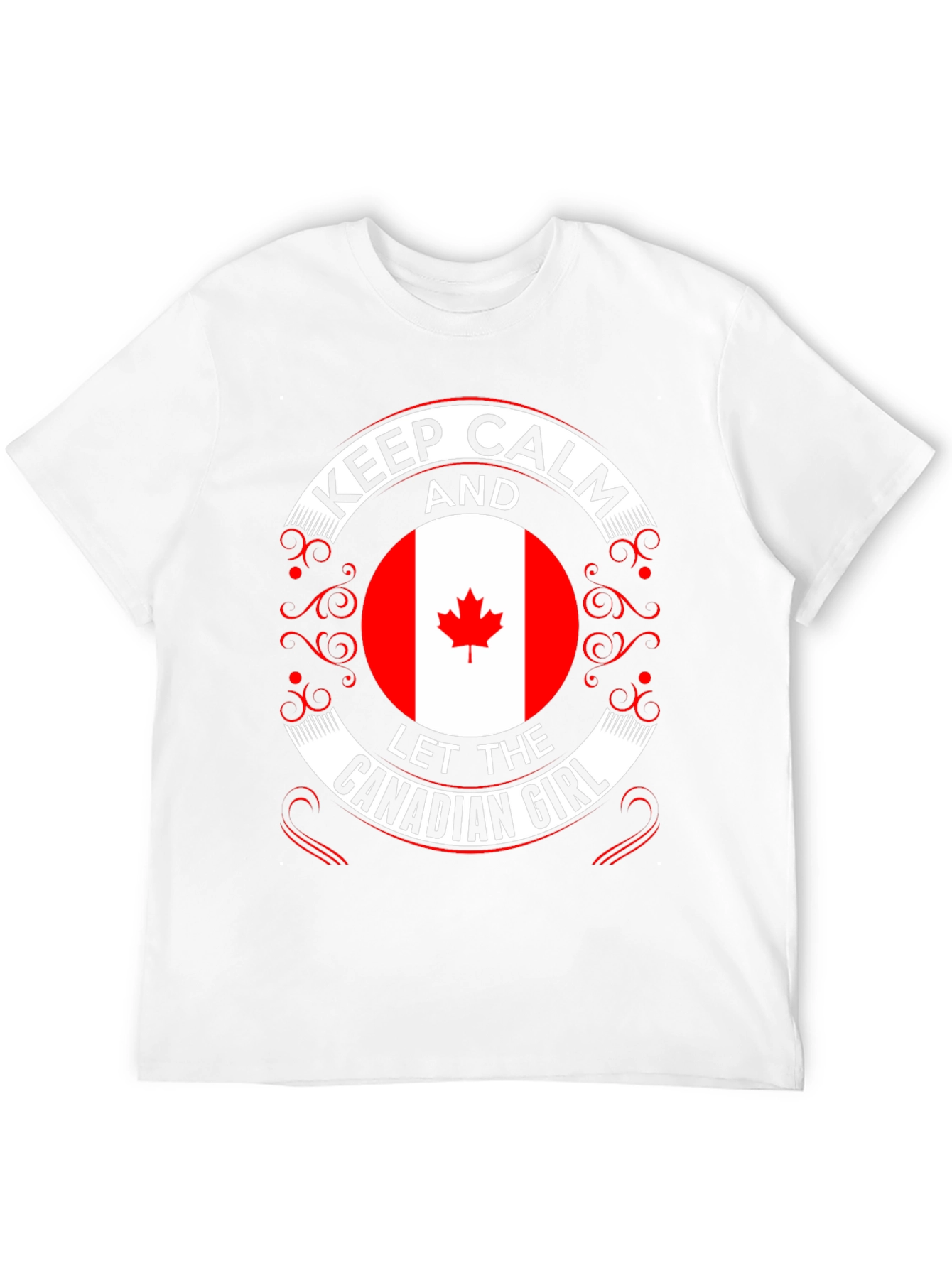 Keep Calm Canadian Girl T-Shirt