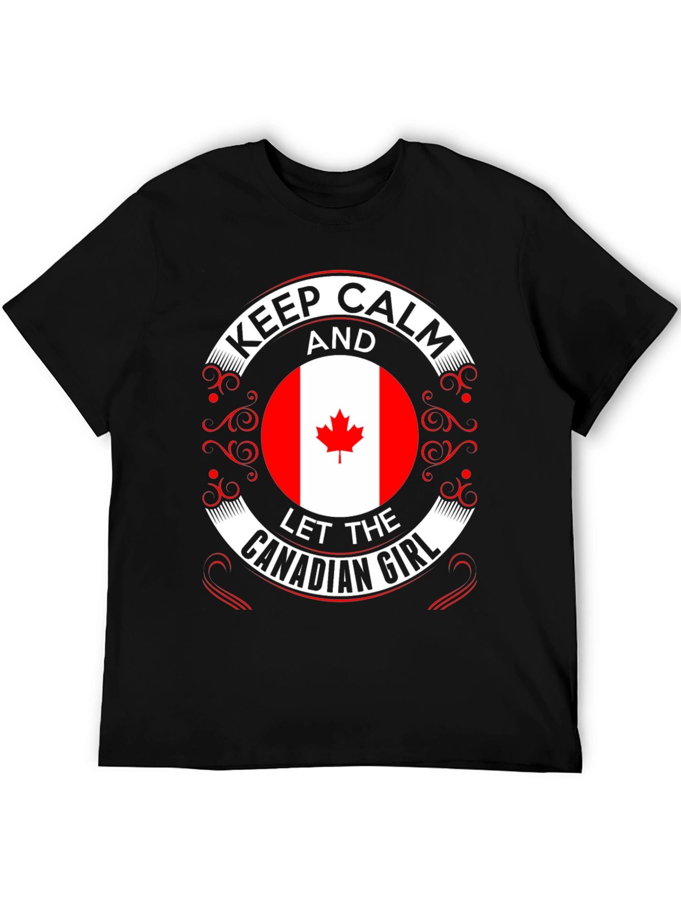 Keep Calm Canadian Girl T-Shirt