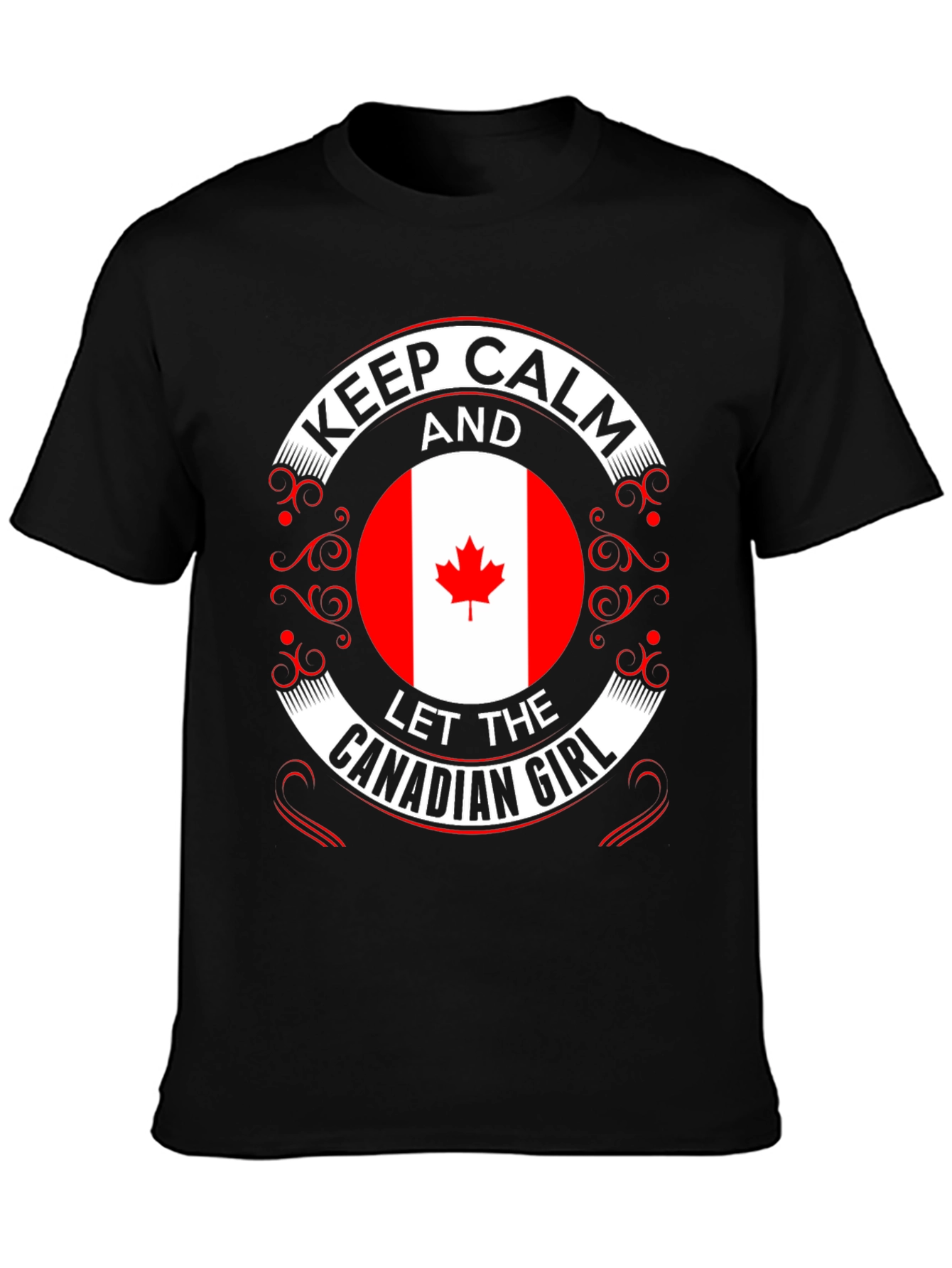 Keep Calm Canadian Girl T-Shirt