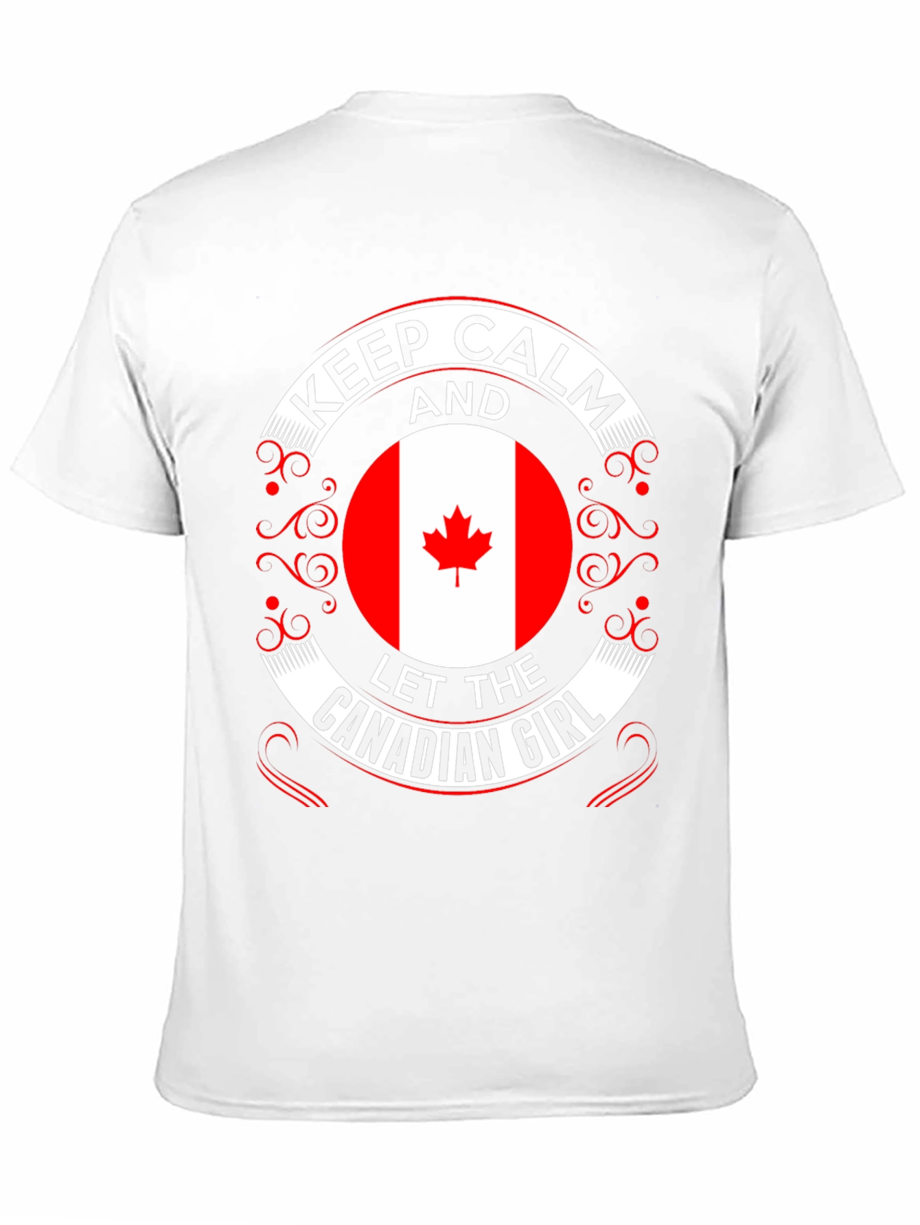 Keep Calm Canadian Girl T-Shirt