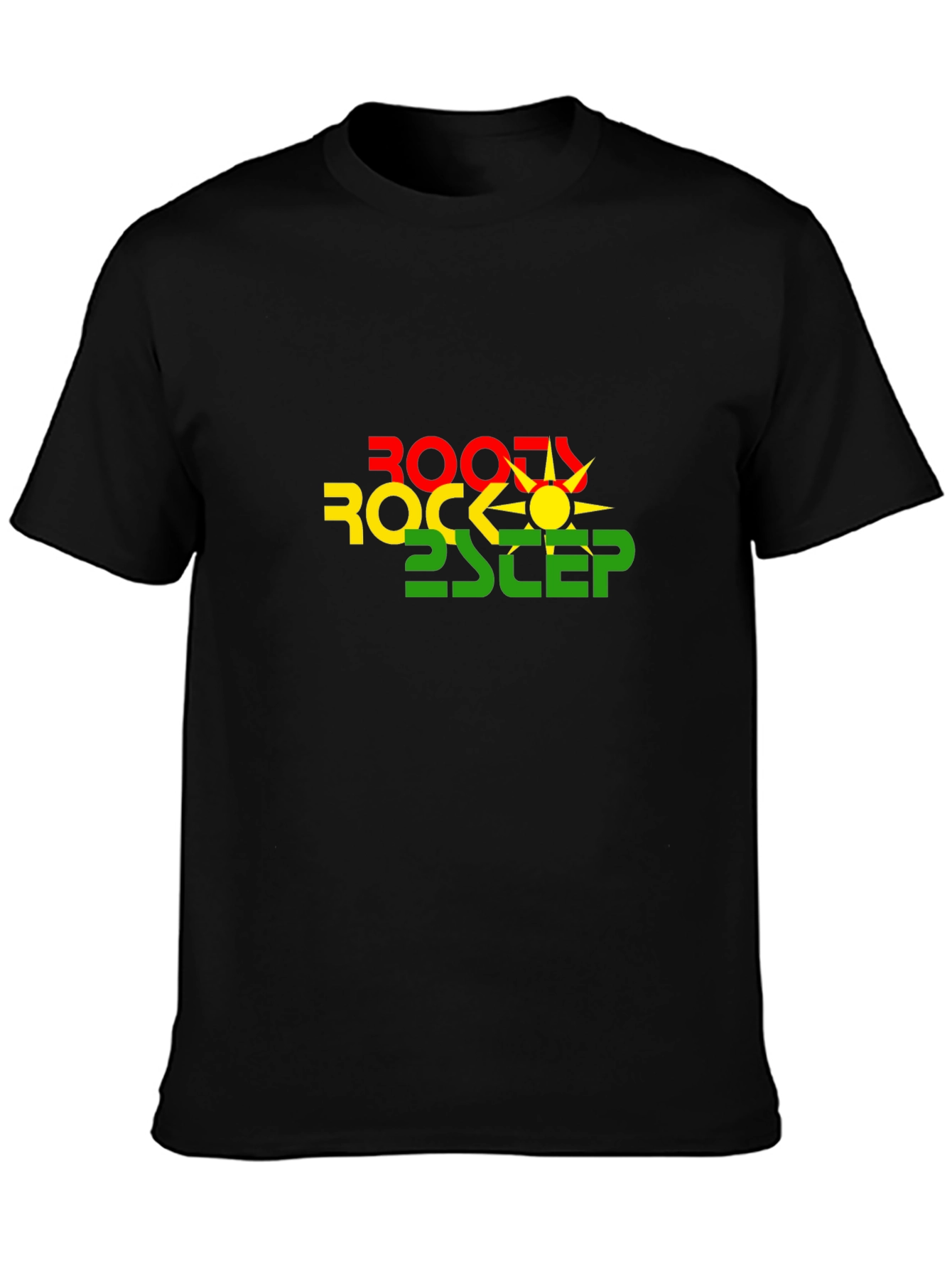 Booty Rock 2Step Black Graphic T-Shirt