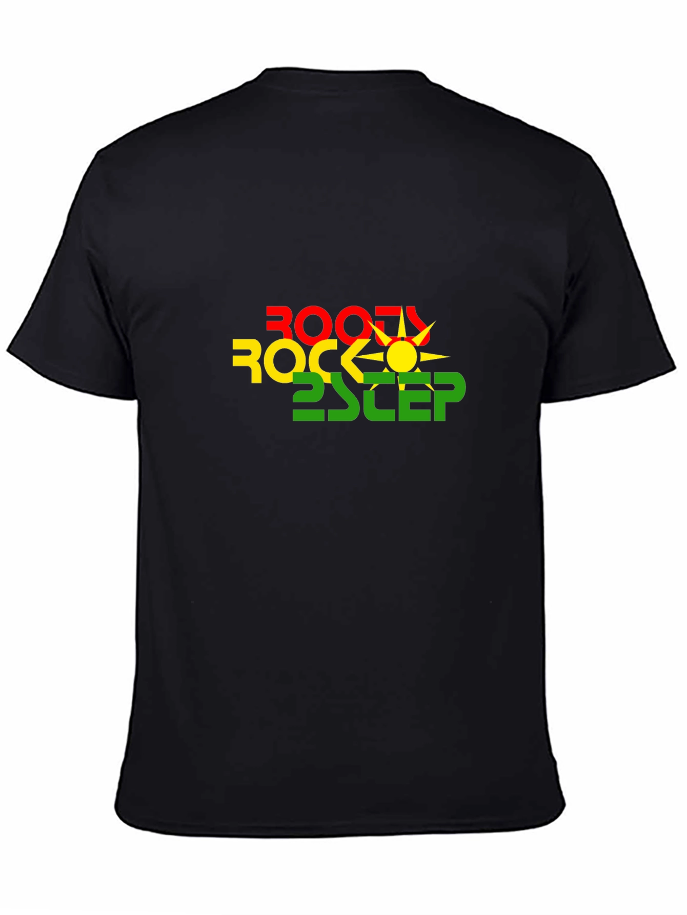 Booty Rock 2Step Black Graphic T-Shirt