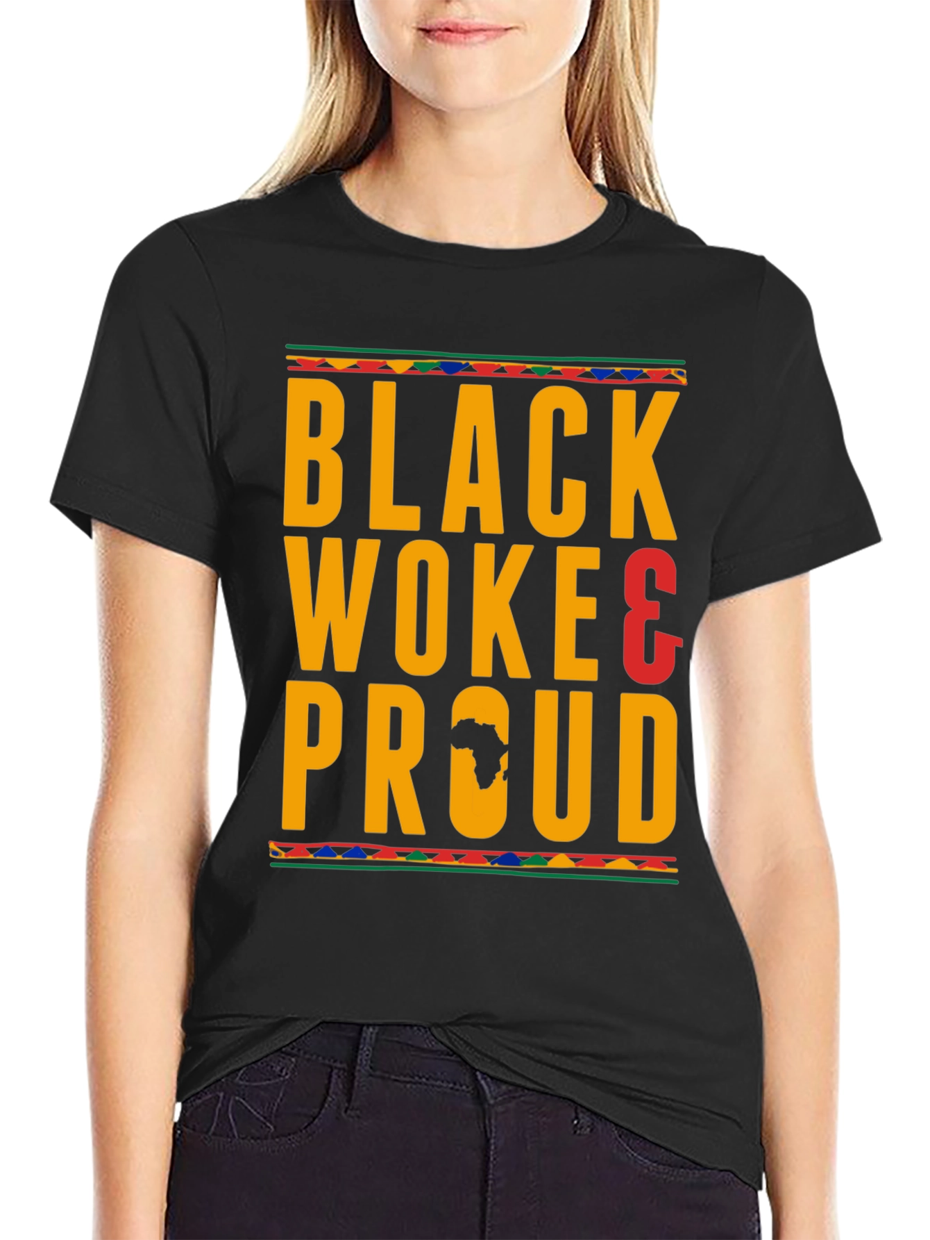 Black Woke & Proud Graphic Tee