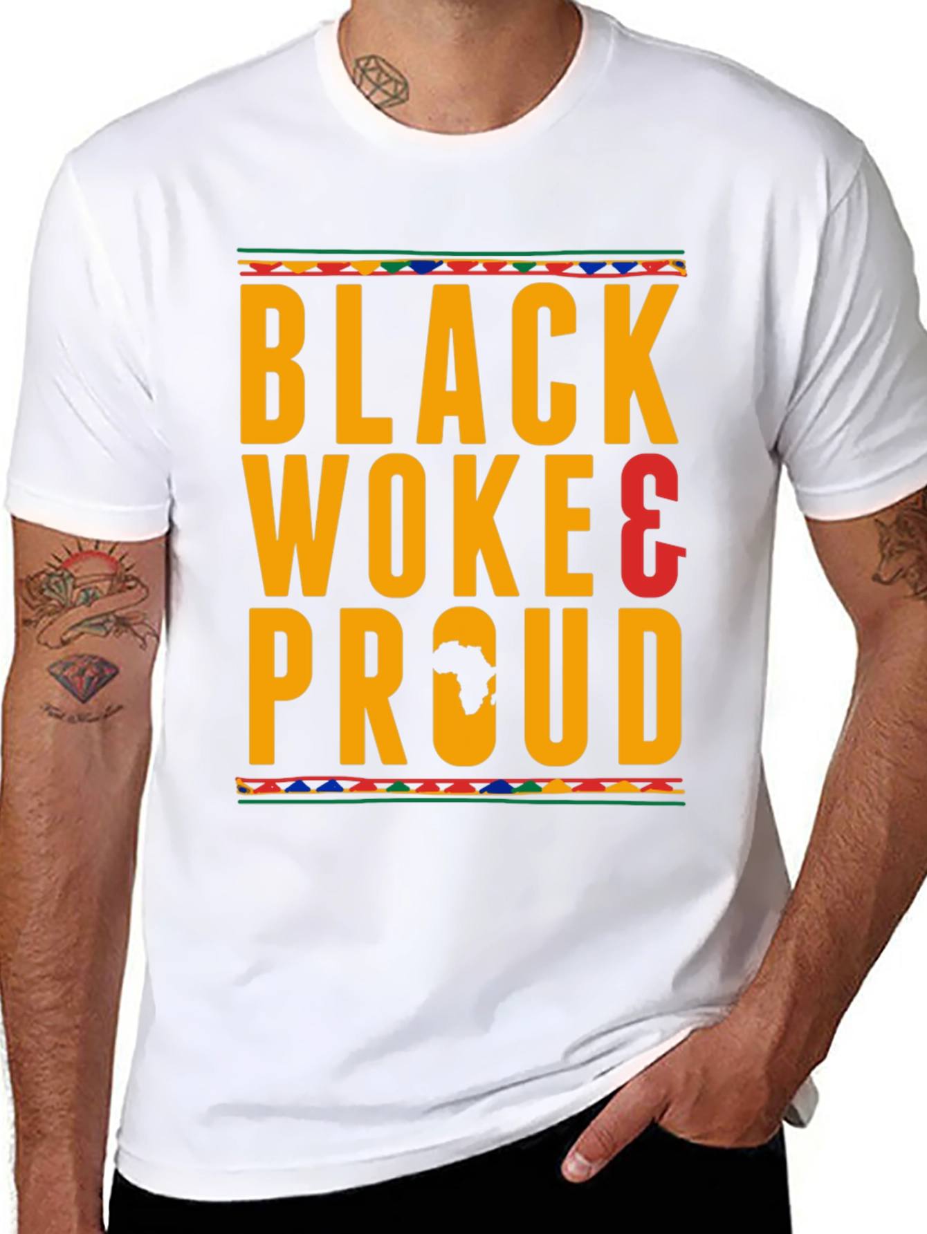 Black Woke & Proud Graphic Tee