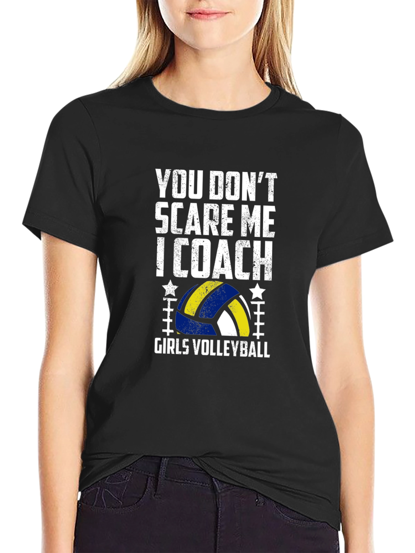 Volleyball Coach T-Shirt - Girls Volleyball
