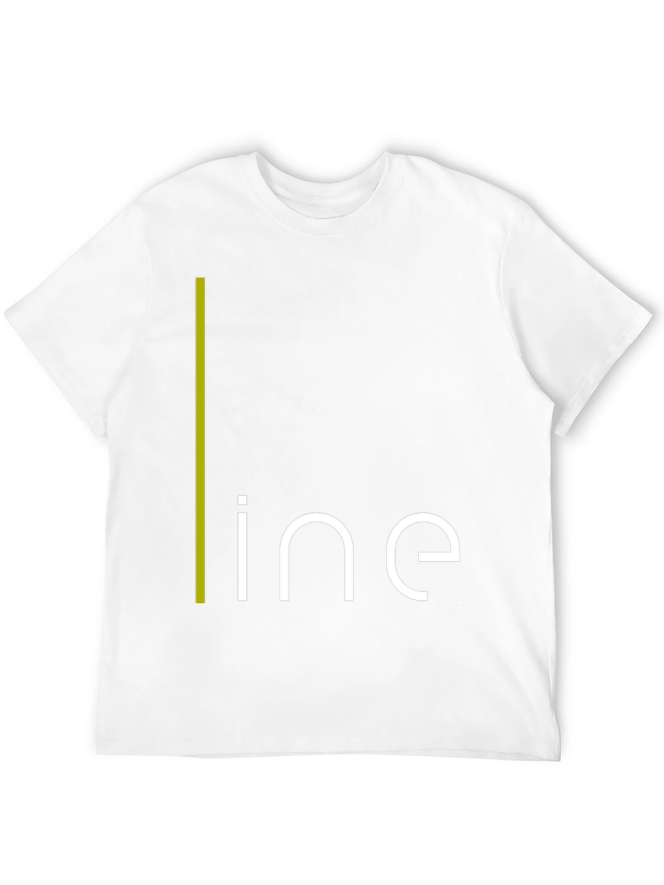 Modern Minimalist Line Graphic T-Shirt