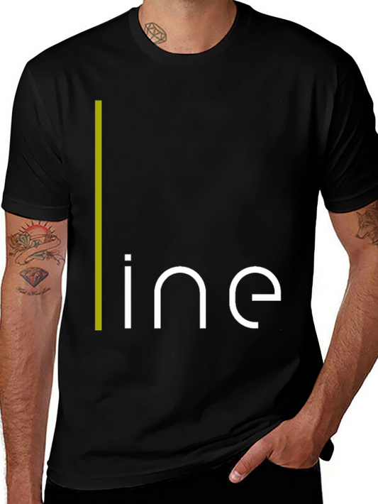 Modern Minimalist Line Graphic T-Shirt