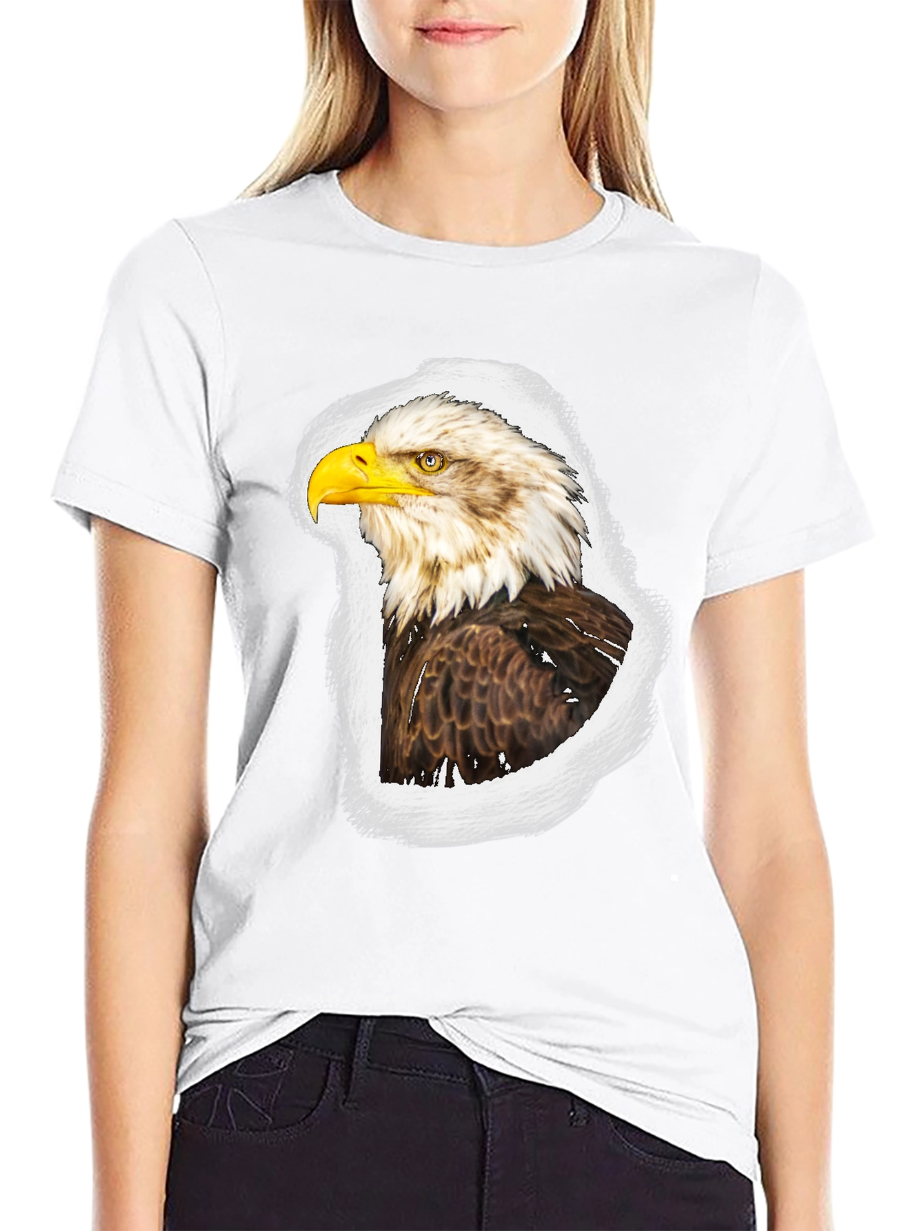 Bald Eagle Graphic Tee - Patriotic Style