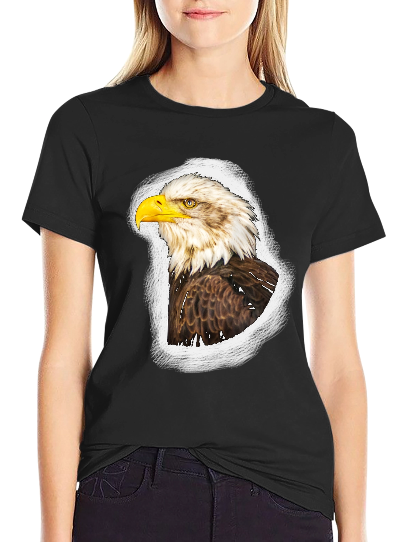 Bald Eagle Graphic Tee - Patriotic Style