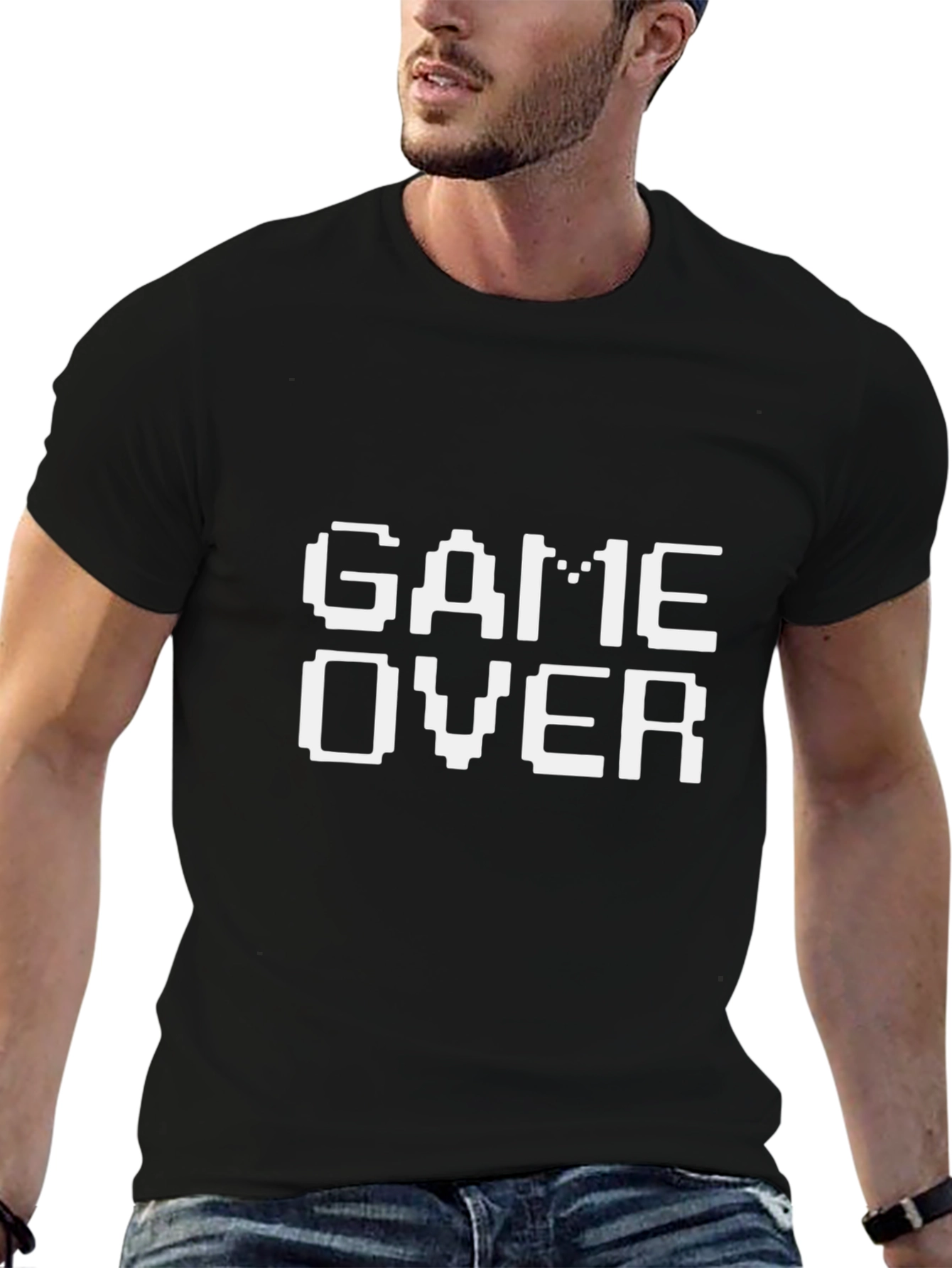 Game Over T-Shirt - Pixelated Gaming Tee
