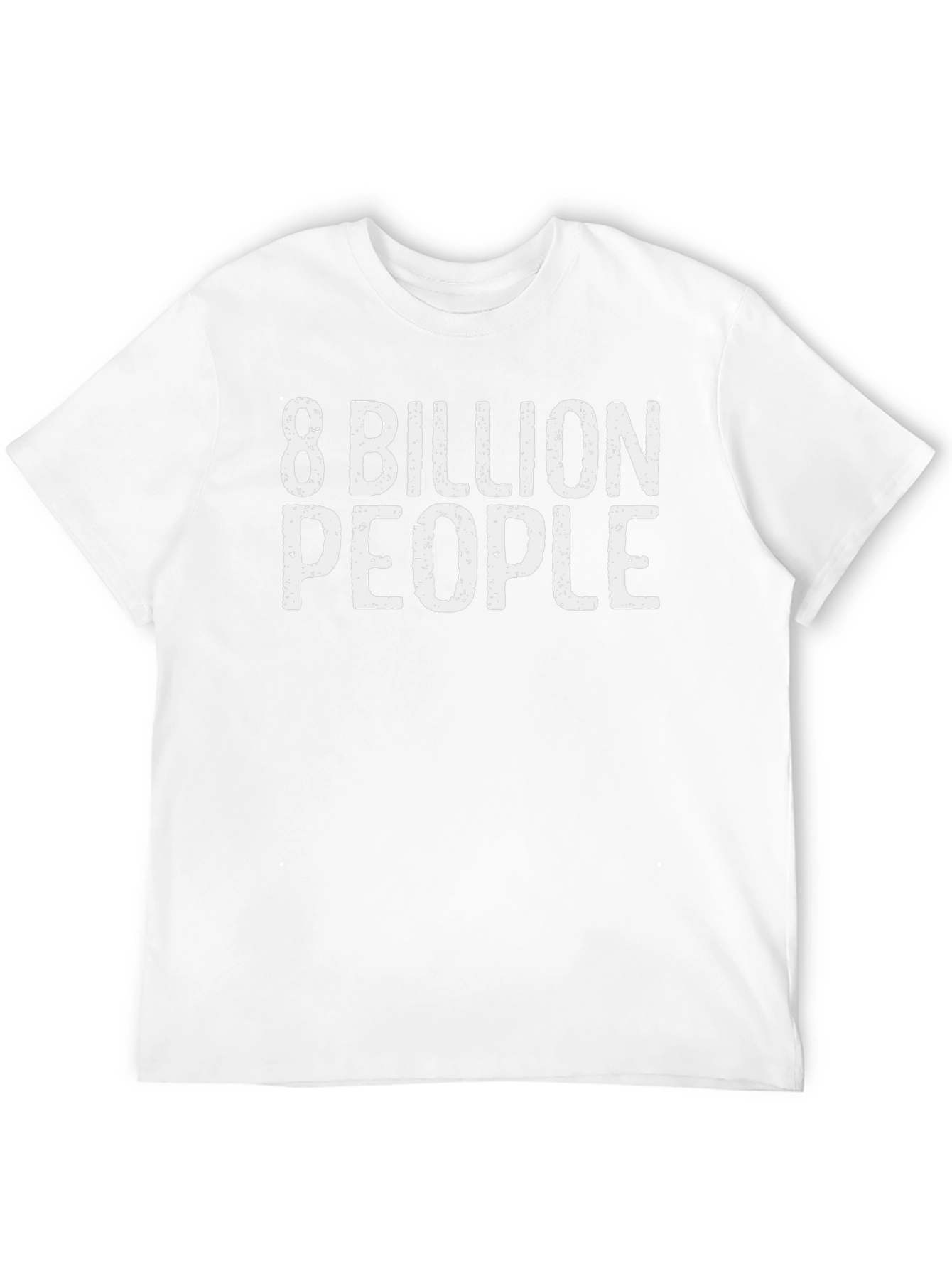 8 Billion People Graphic Tee - Black