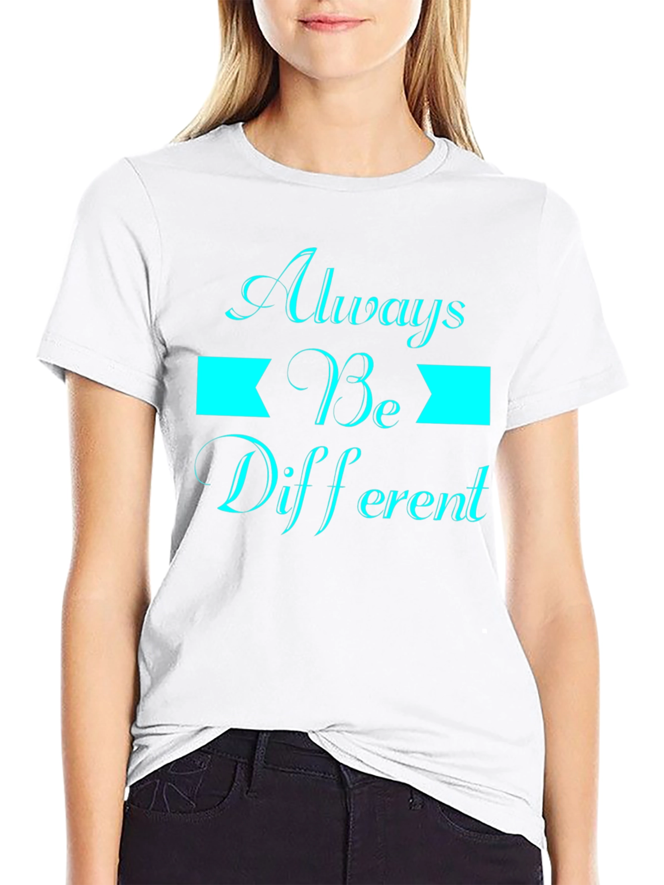 Always Be Different T-Shirt - Black