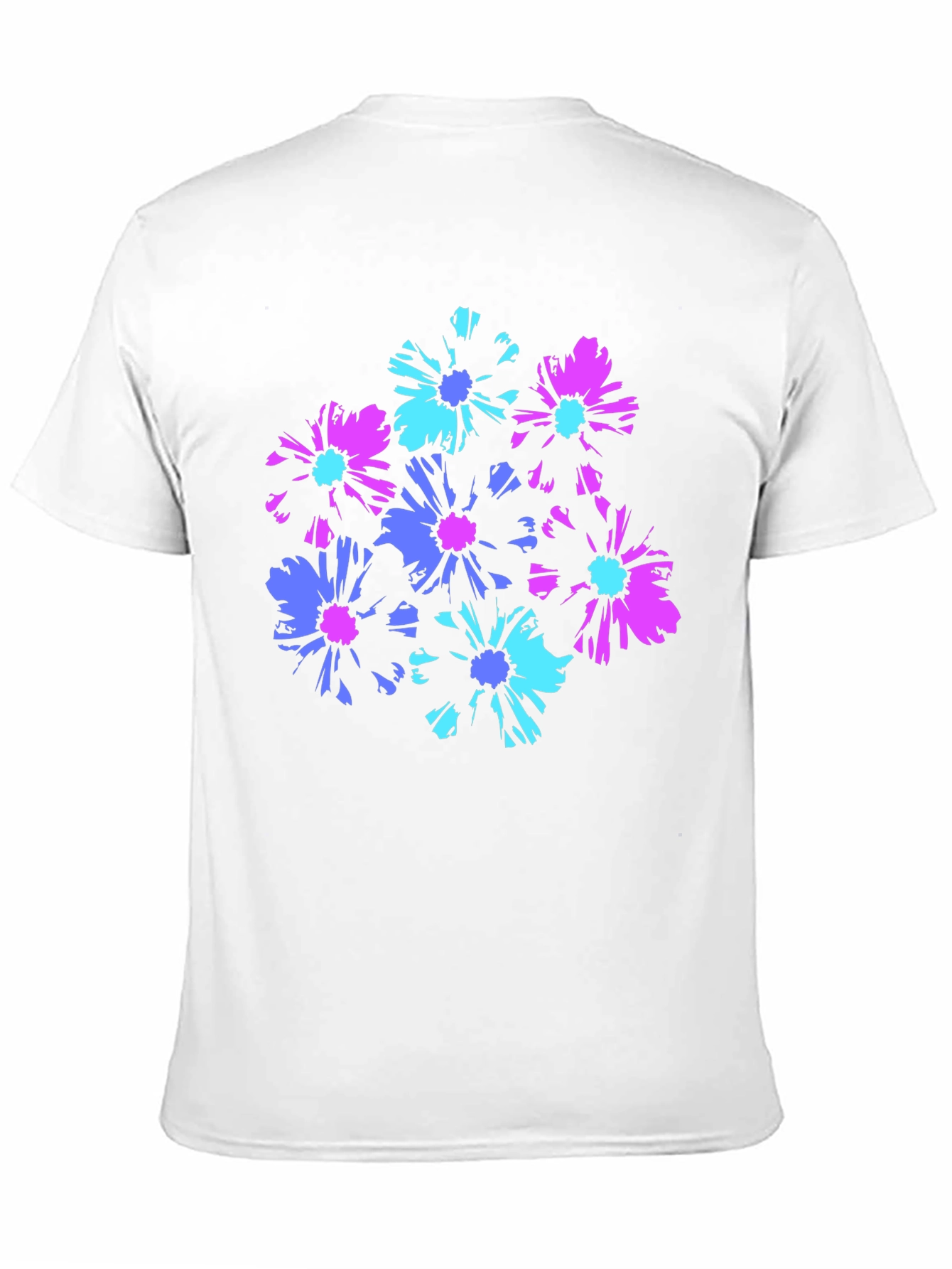 Floral Graphic Black T-Shirt