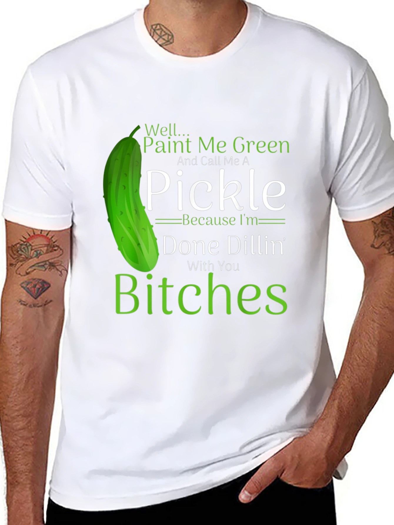 Funny Pickle T-Shirt: Done Dillin With You