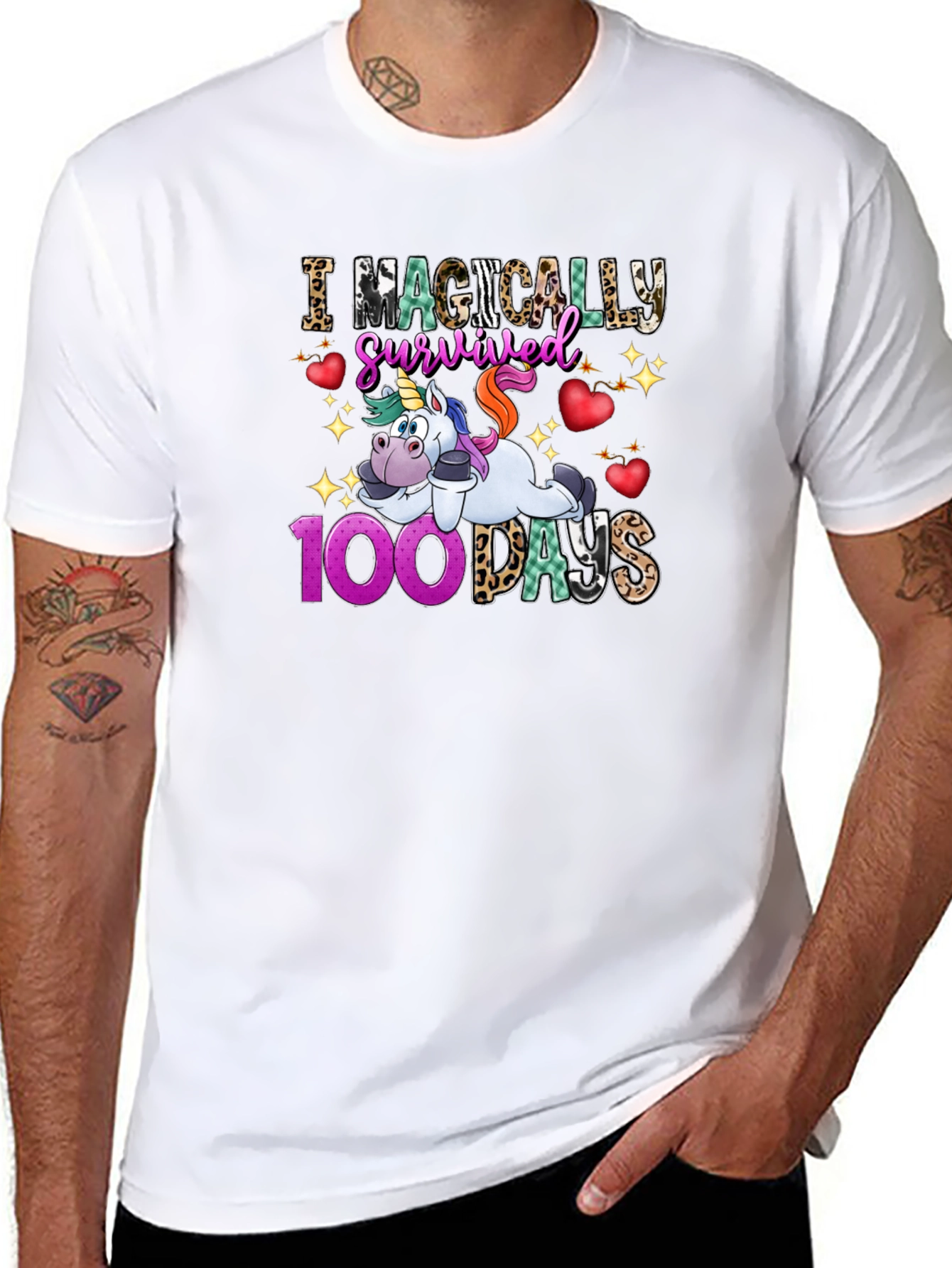 Magically Survived 100 Days T-Shirt