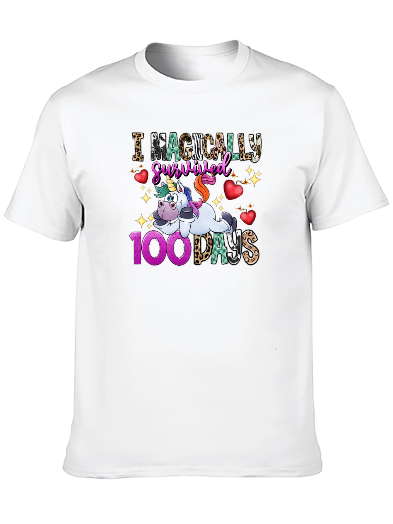 Magically Survived 100 Days T-Shirt