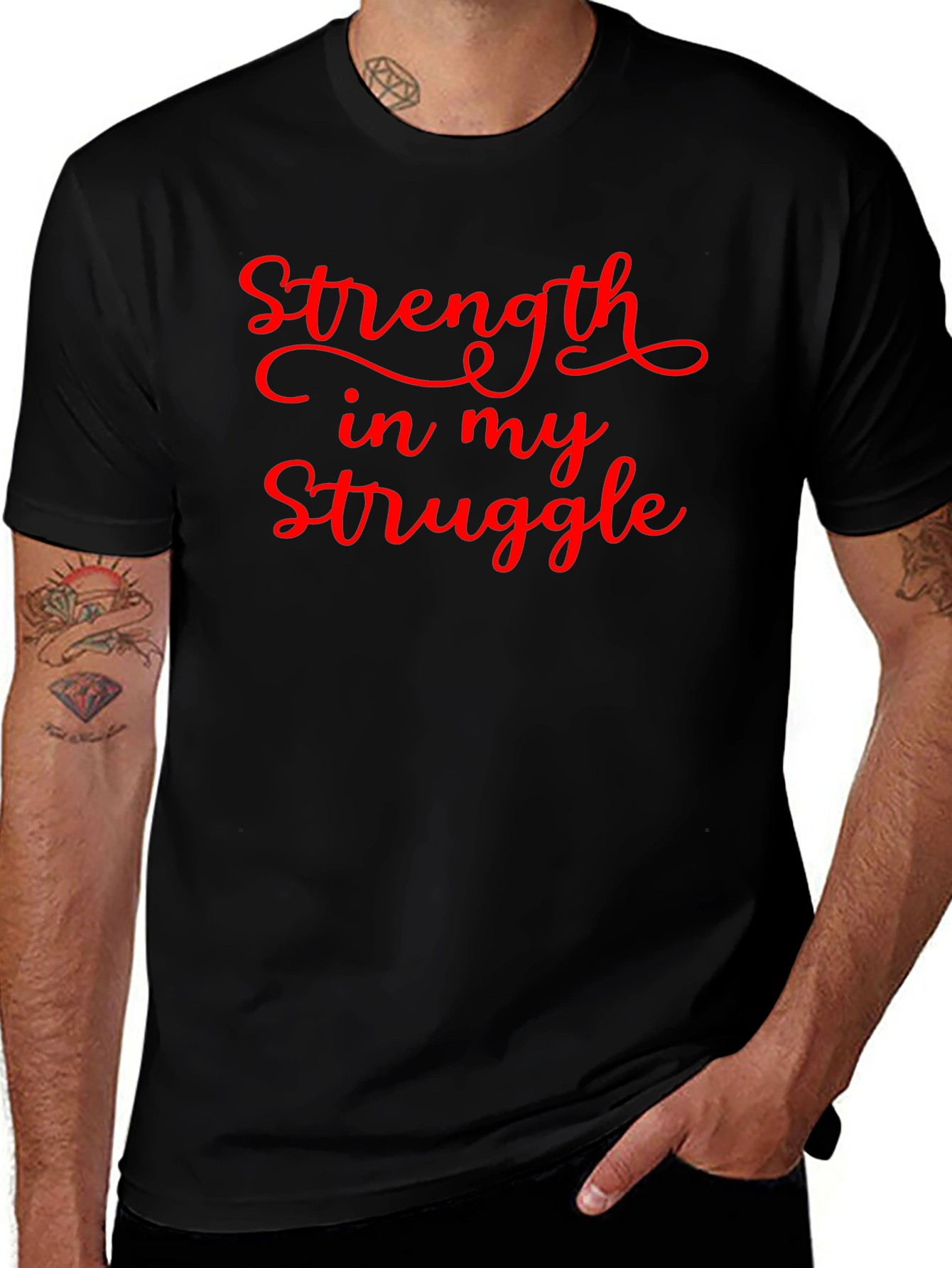 Strength in My Struggle Graphic T-Shirt