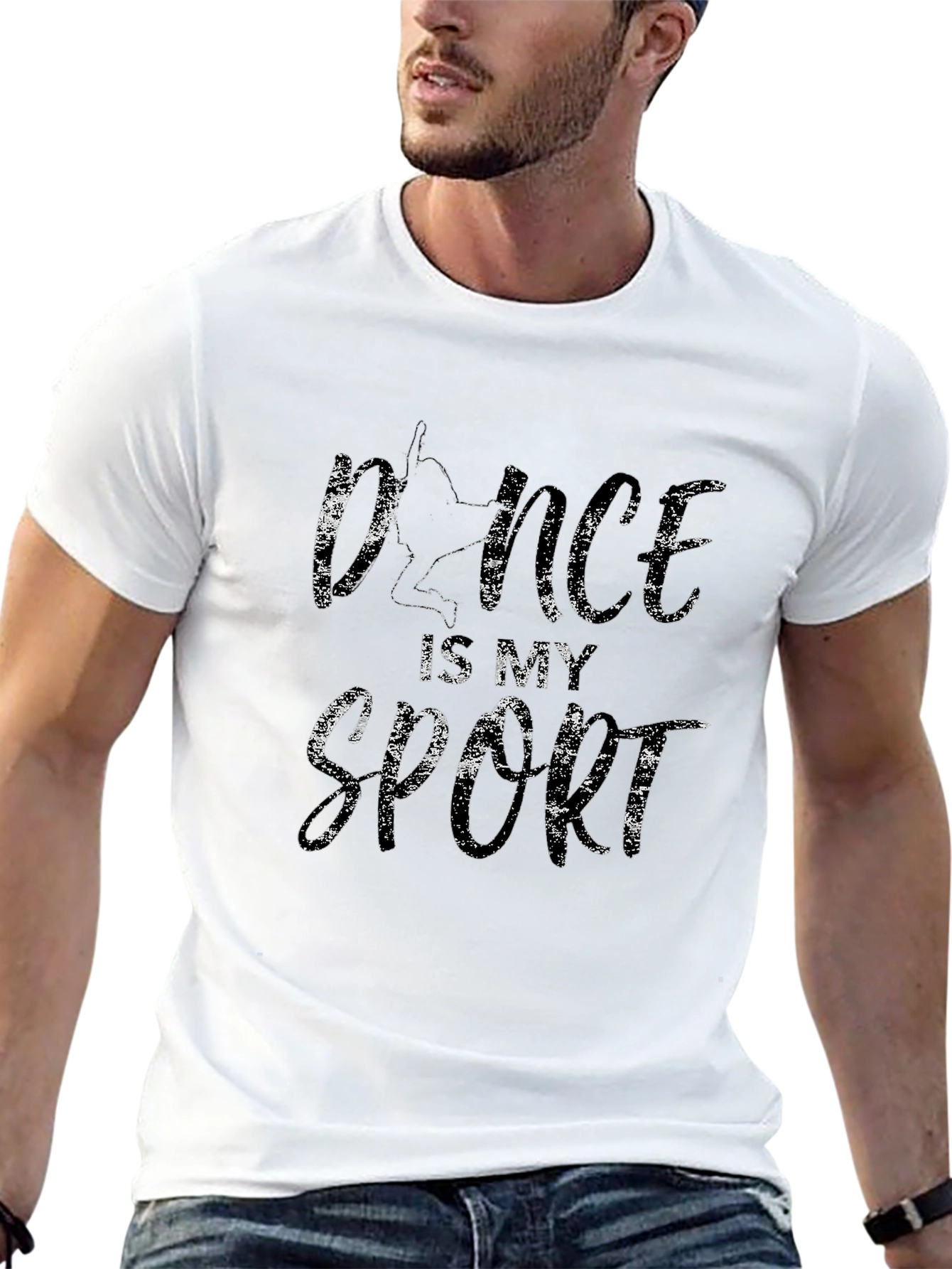 Dance is My Sport Mens Black T-Shirt