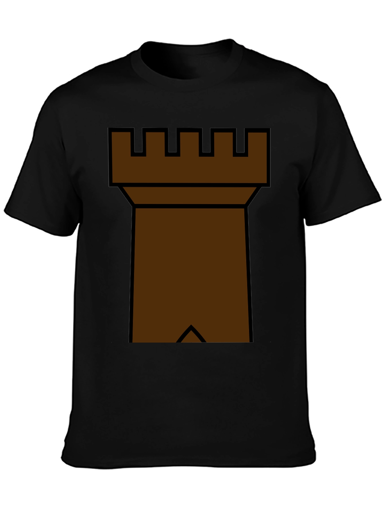 Chess Rook Graphic Tee - Strategy & Style