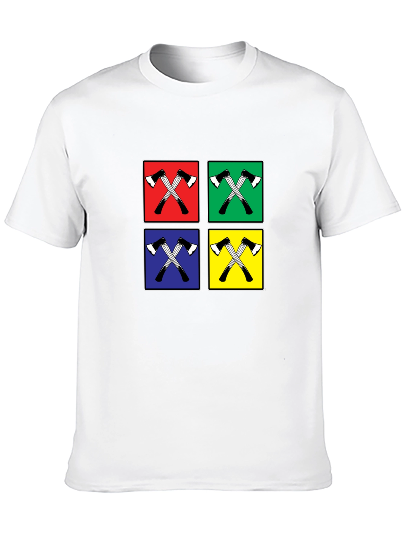 Axe Icon Pop Art Black Tee